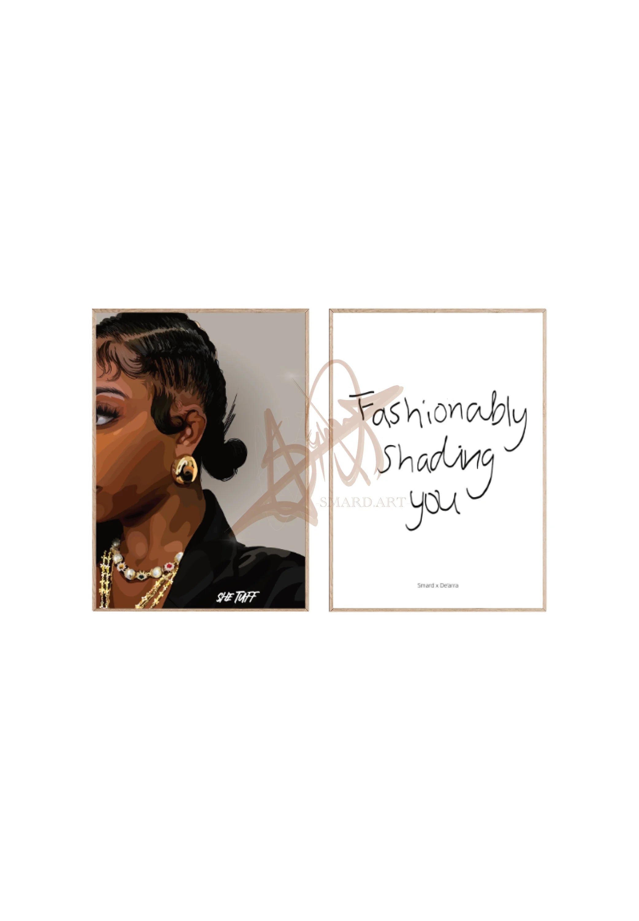 Bundle: She Tuff + Fashionably Shading You (White)