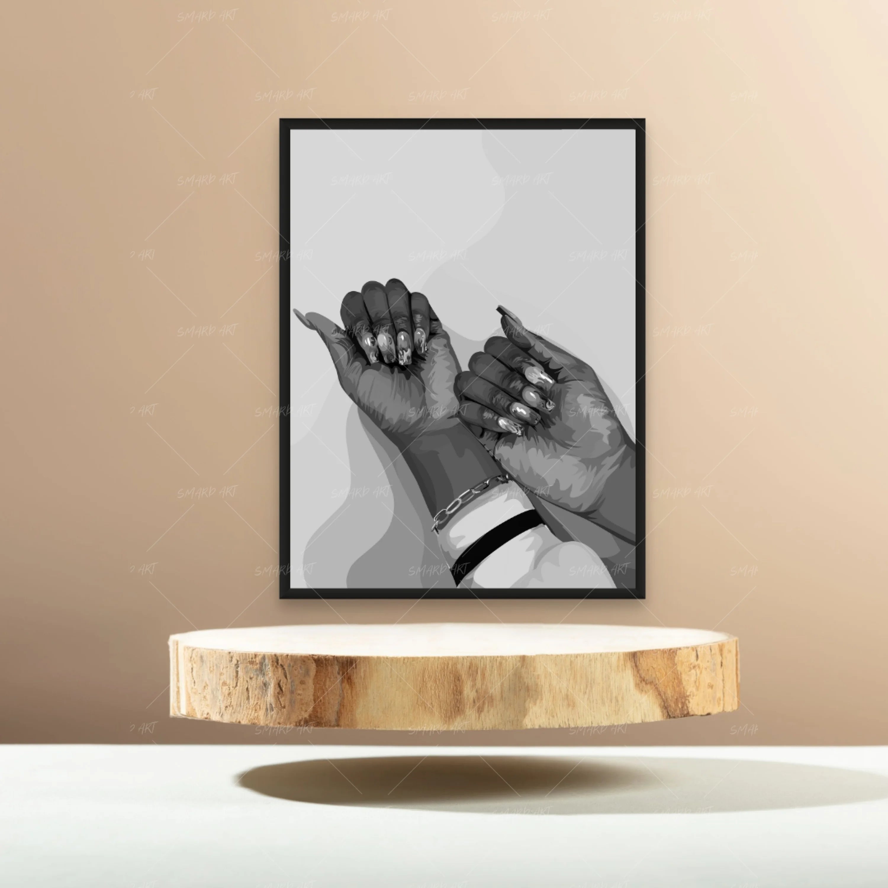 Chocolate Swirls B&W-Smard