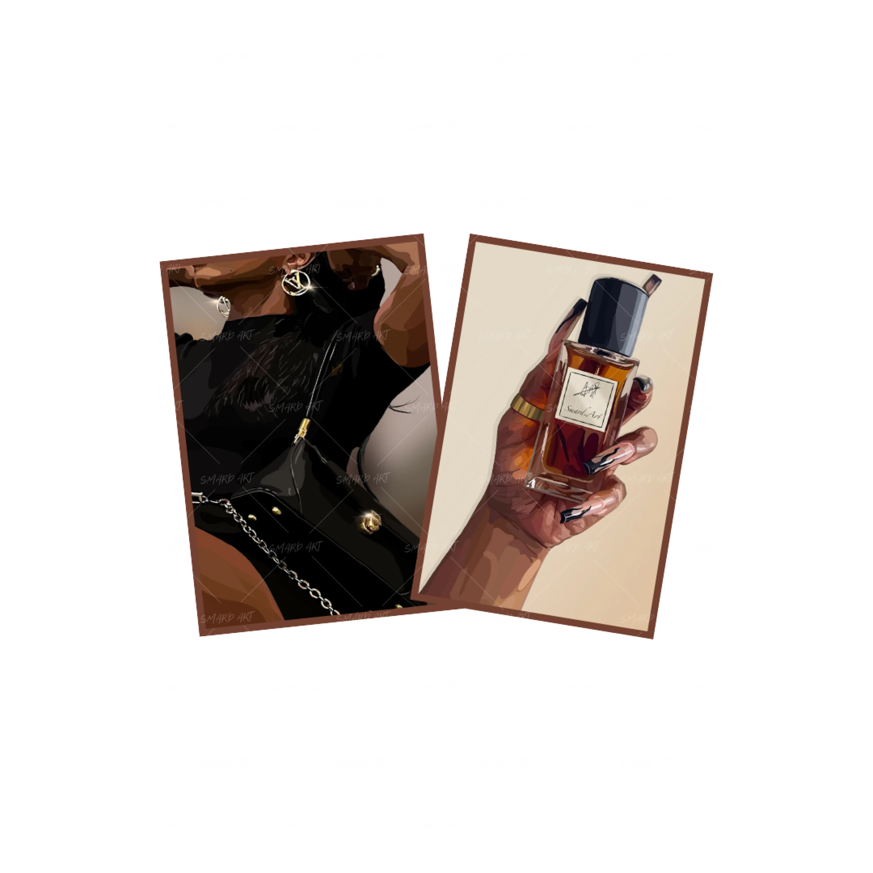 Art Print Bundle : Glam + Smard Perfume