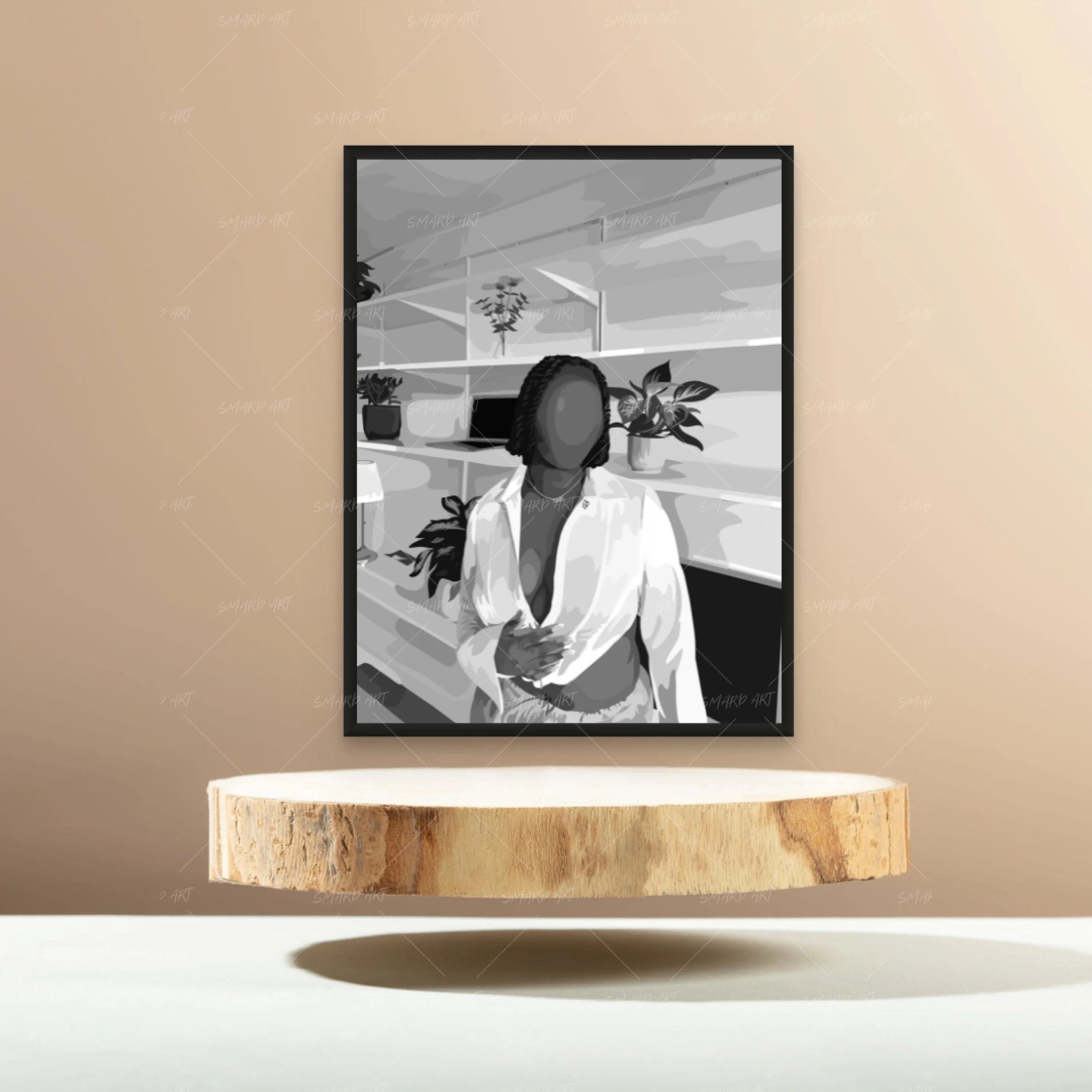 Home Sweet Home B&W-Smard