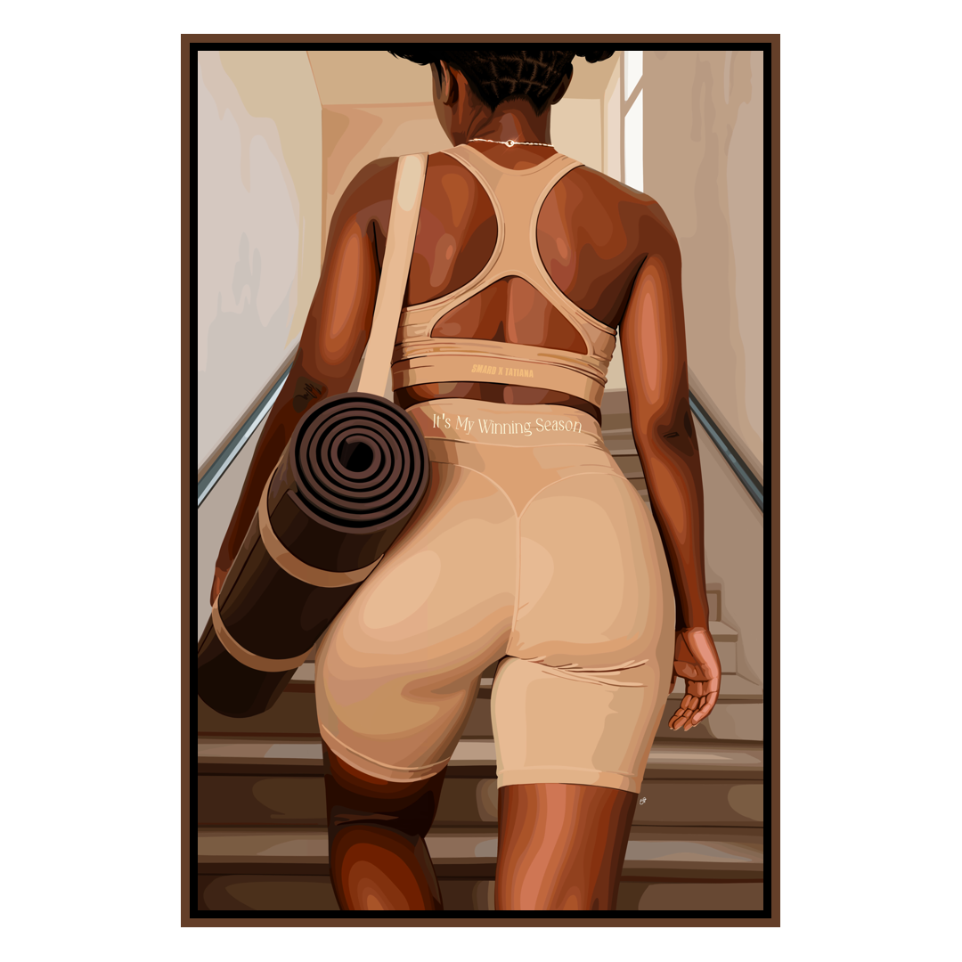 It's My Winning Season-wall art print featuring decorative artistic design suitable for living rooms, offices, and schools by SmardArt. Elevate your space with Black wall art that speaks to culture, identity, and creativity. At Smard, we celebrate artistry made with melanin, bringing powerful and inspiring designs to life.