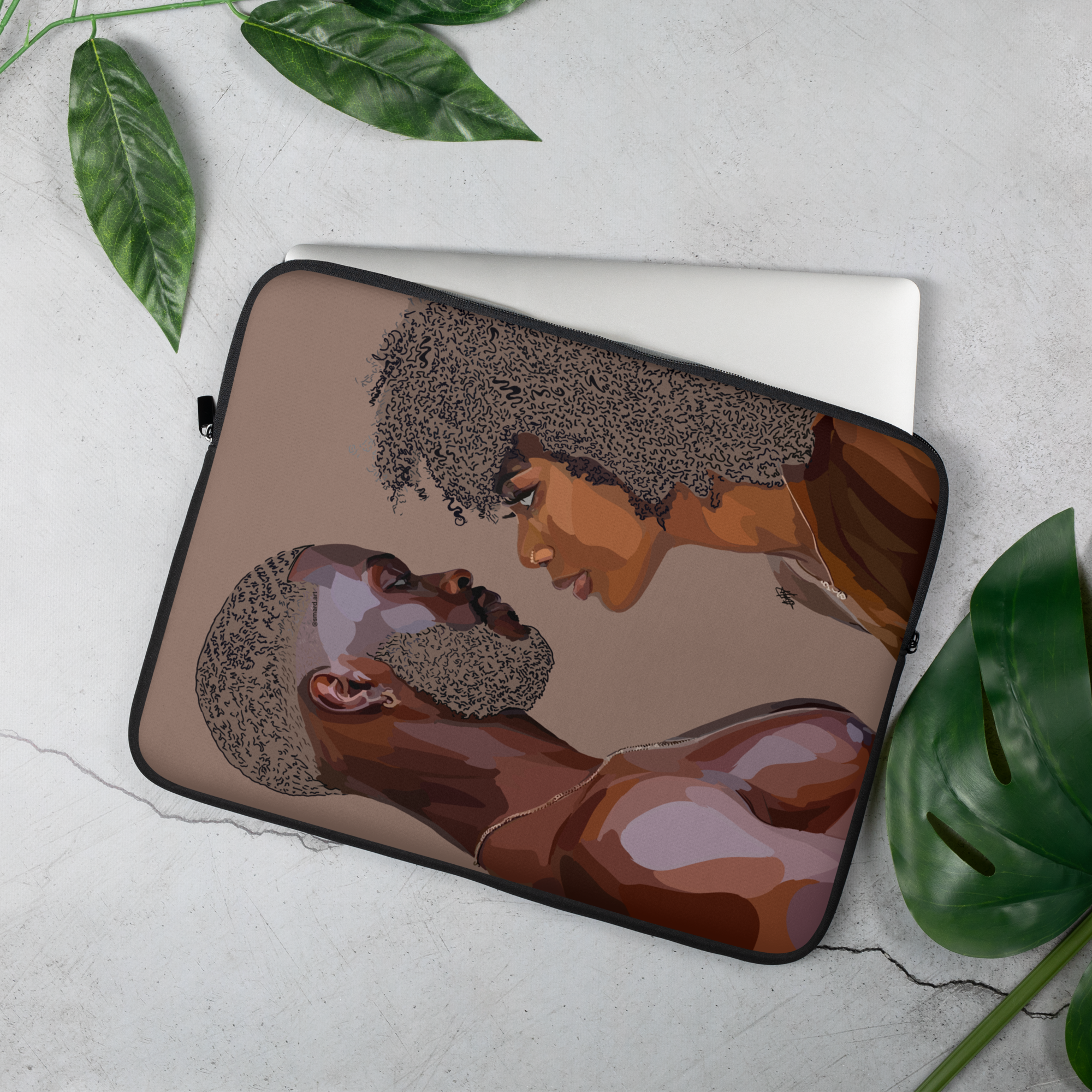 Black Love Laptop Sleeve