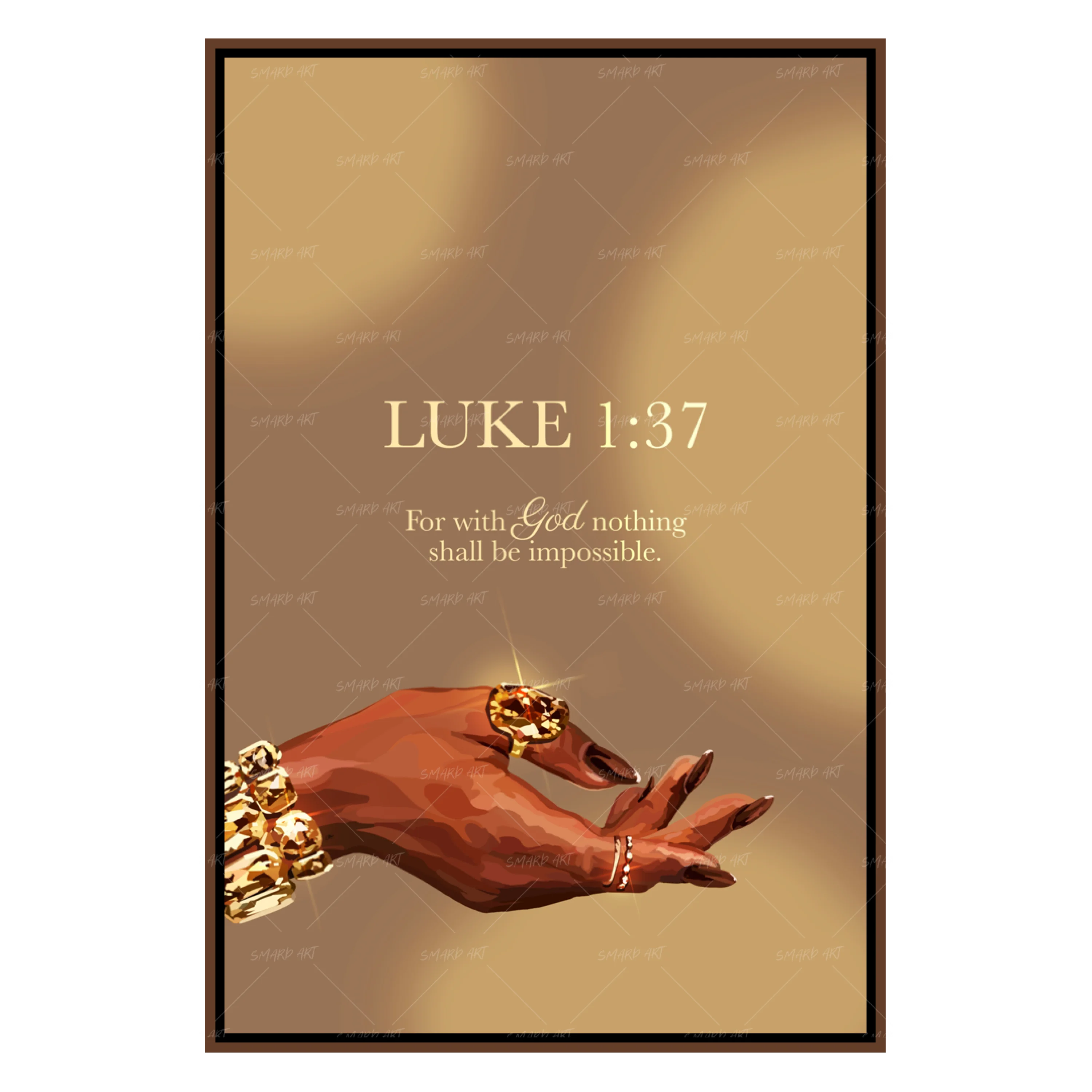 Luke 1:37 Gold-Smard