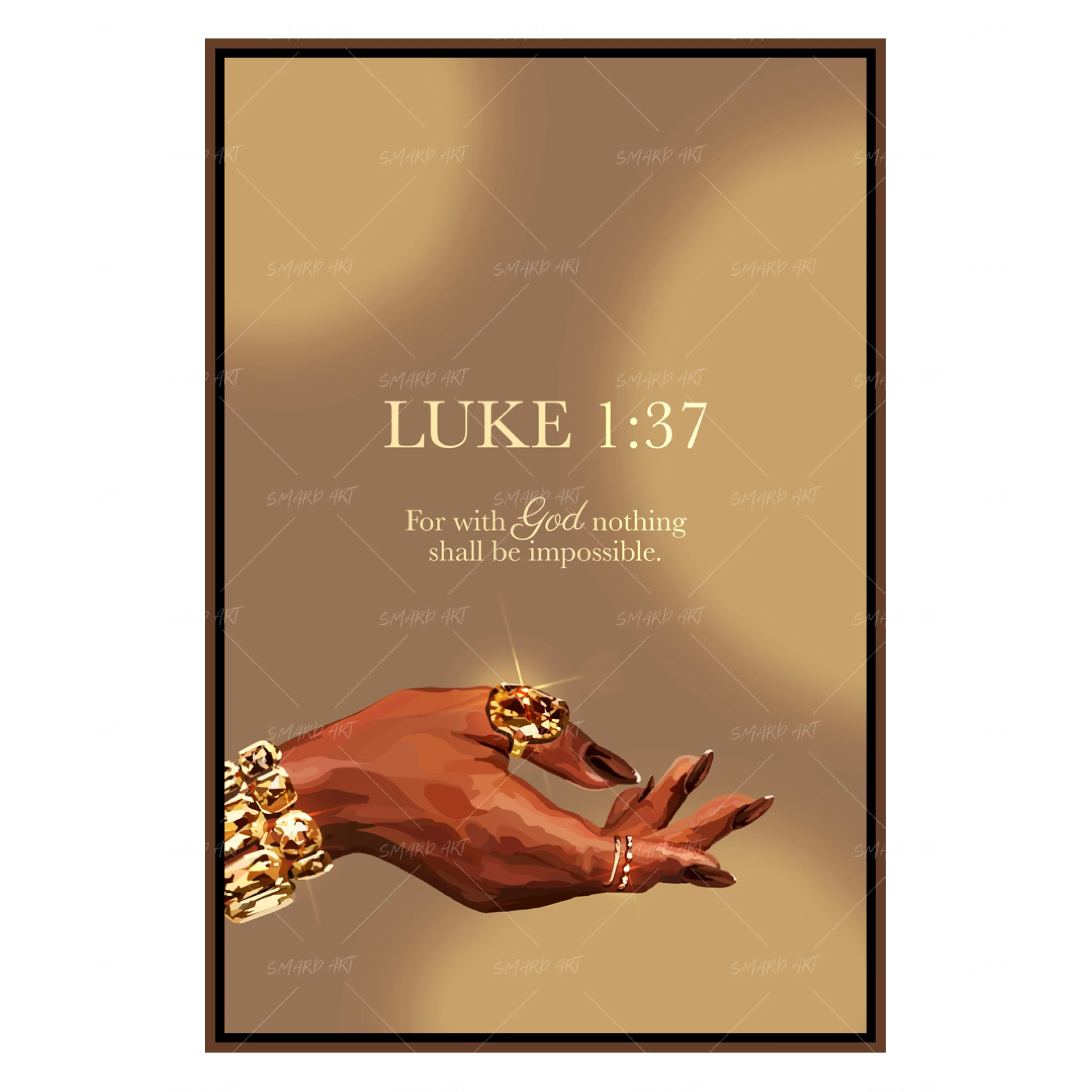 Luke 1:37 Gold-Smard
