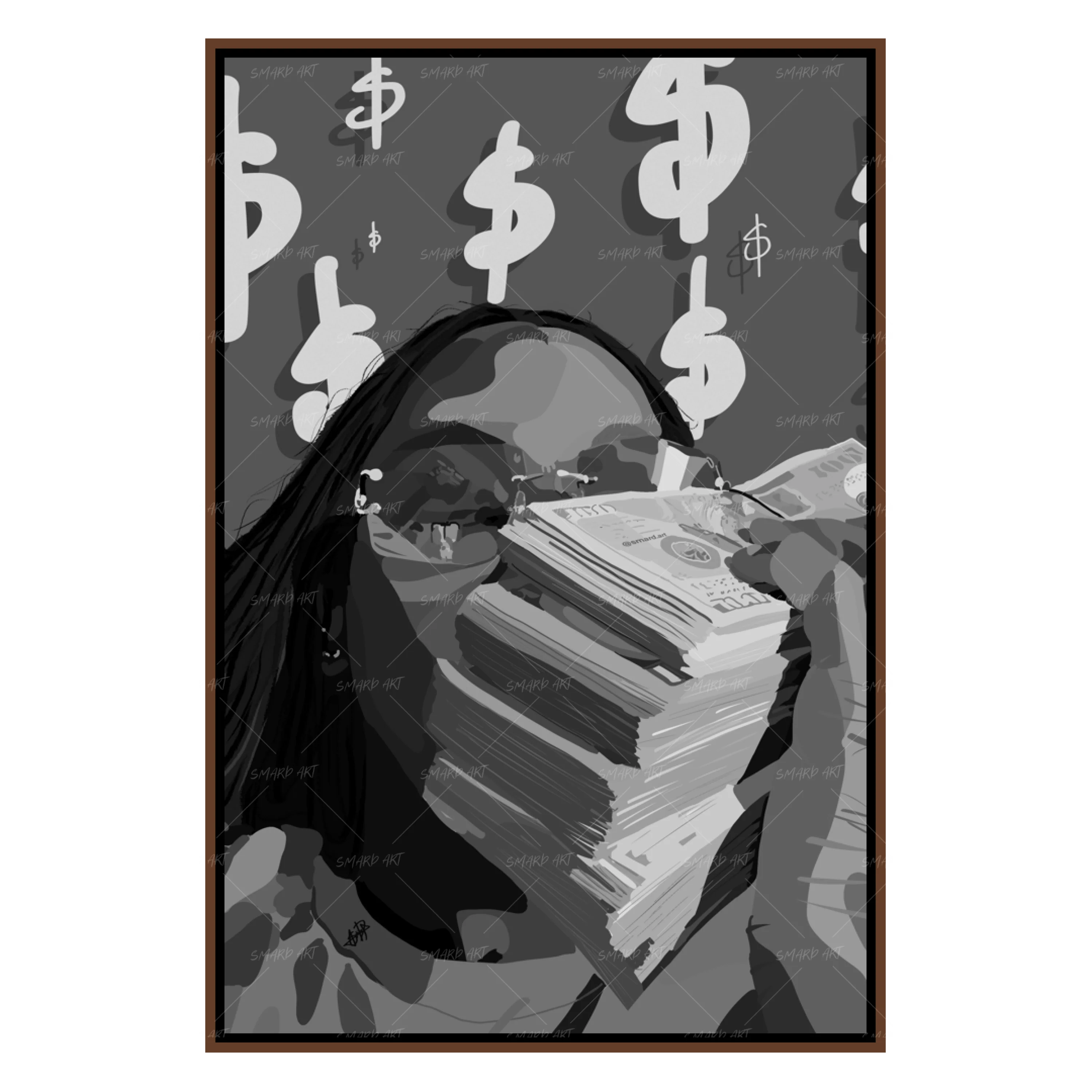 "Me, Myself And All My Money" B&W-Smard
