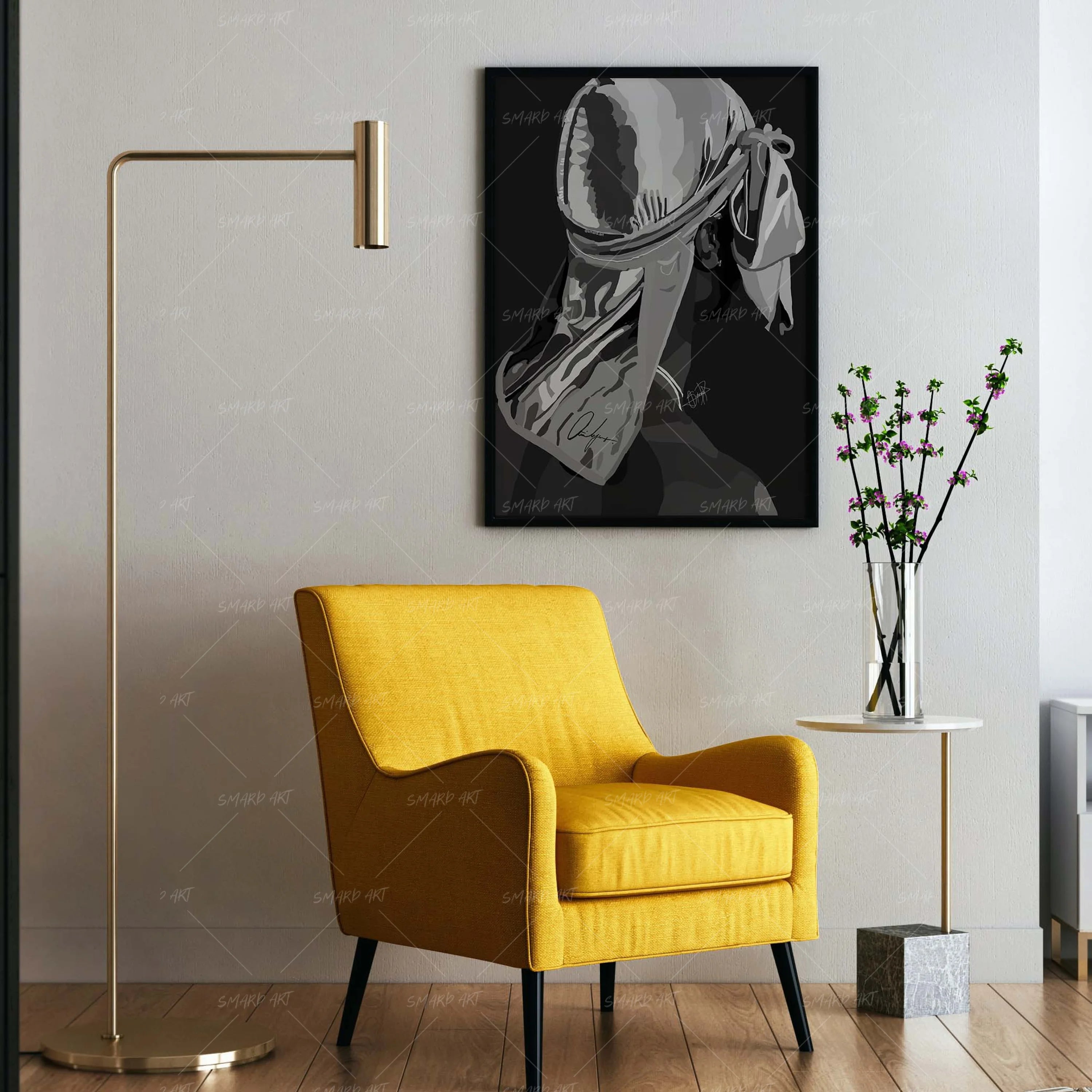 Durag Black and White-Smard