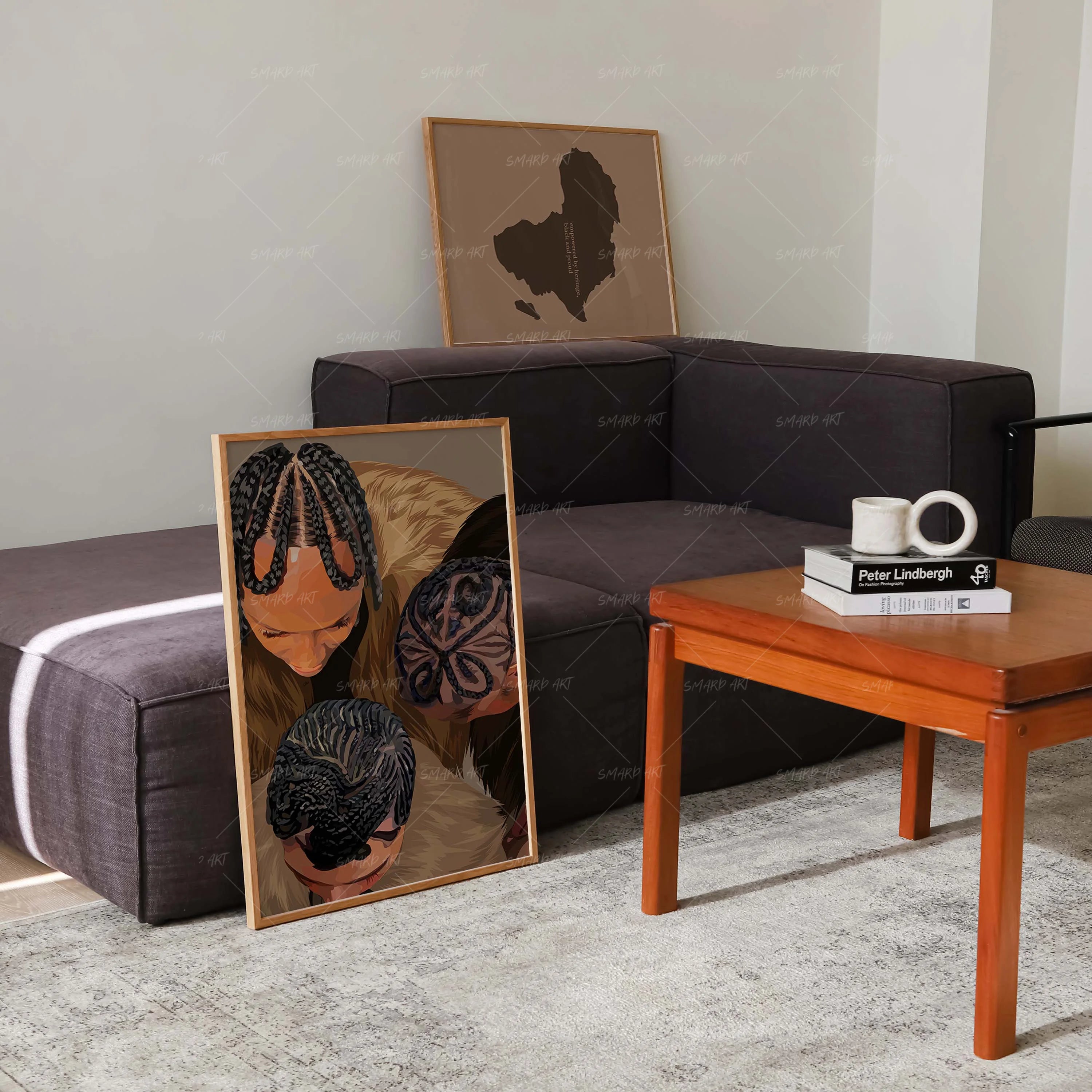 A Black Girl In Her Braids-Smard