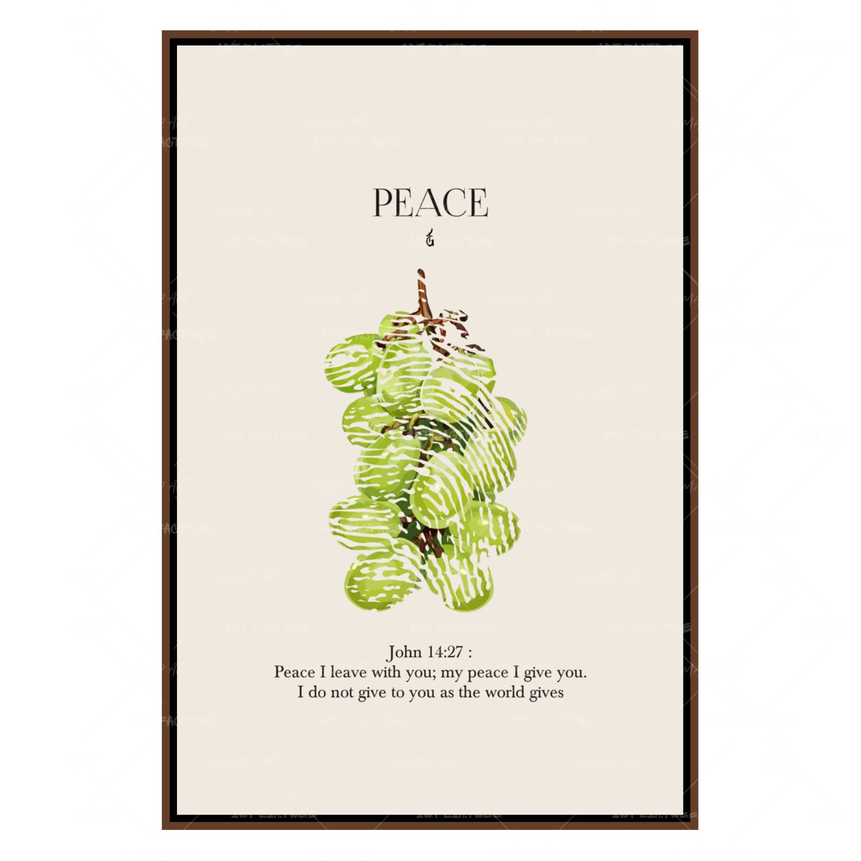 Peace-wall art print featuring decorative artistic design suitable for living rooms, offices, and schools by SmardArt. Elevate your space with Black wall art that speaks to culture, identity, and creativity. At Smard, we celebrate artistry made with melanin, bringing powerful and inspiring designs to life.