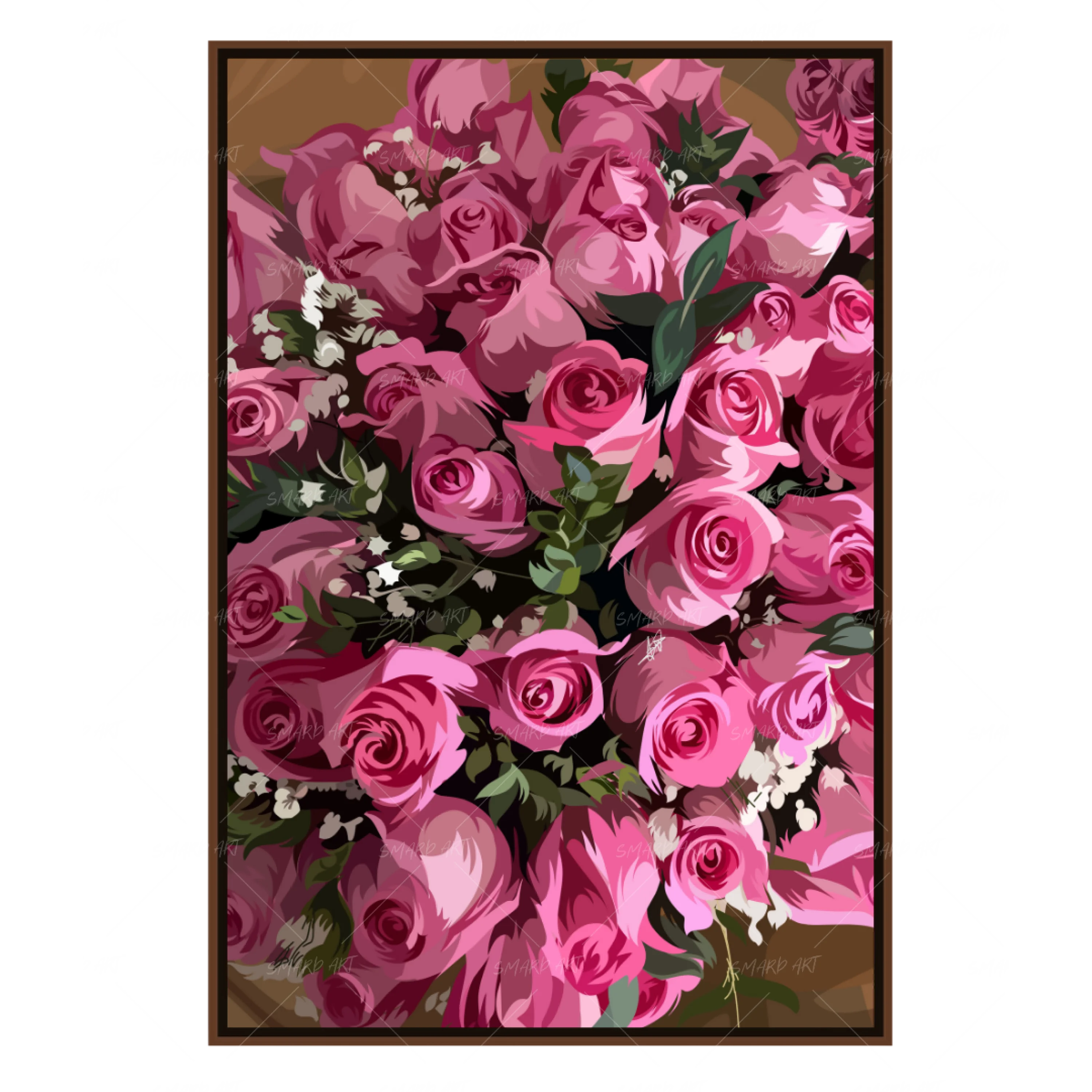 Pink Roses I-Smard