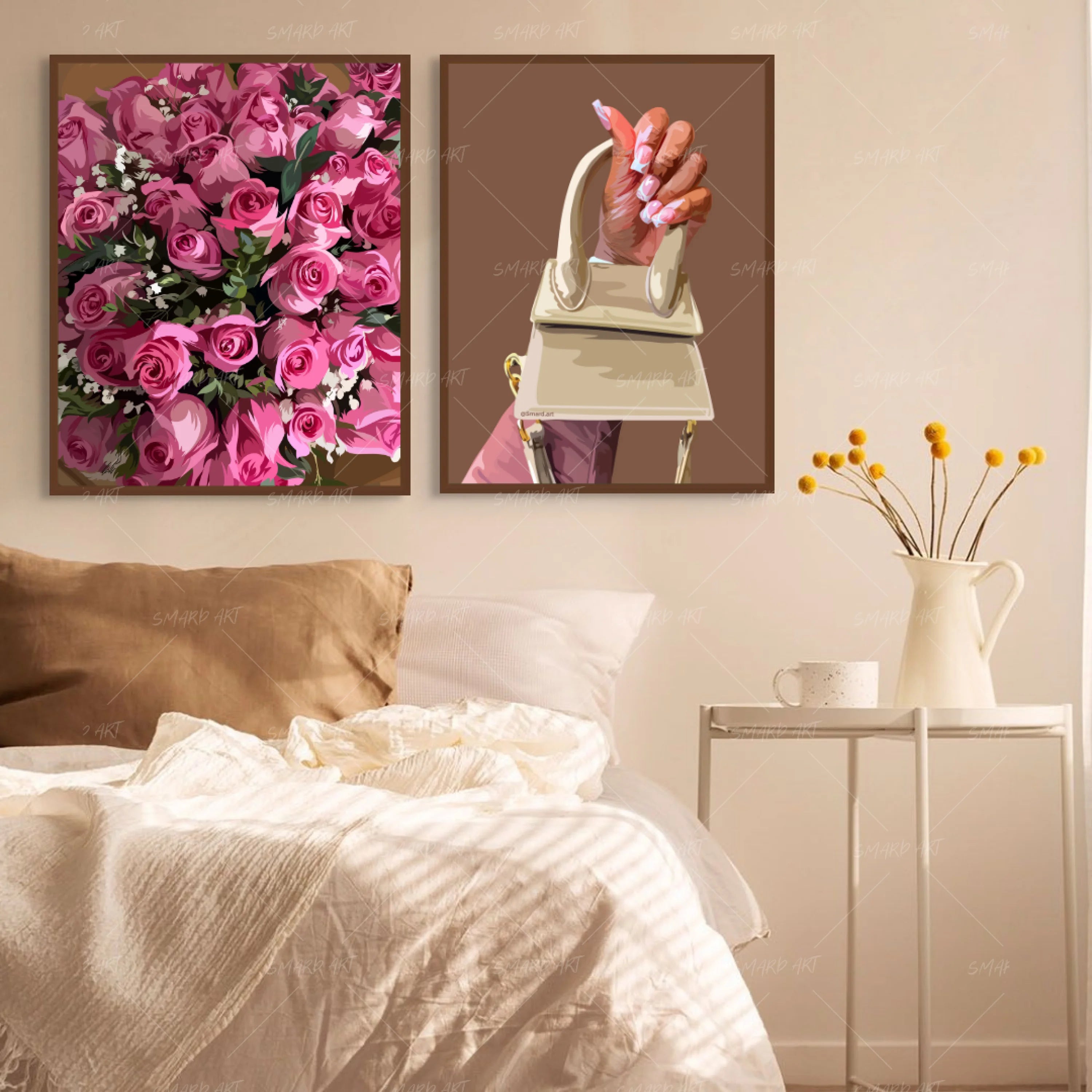 Pink Roses I-Smard