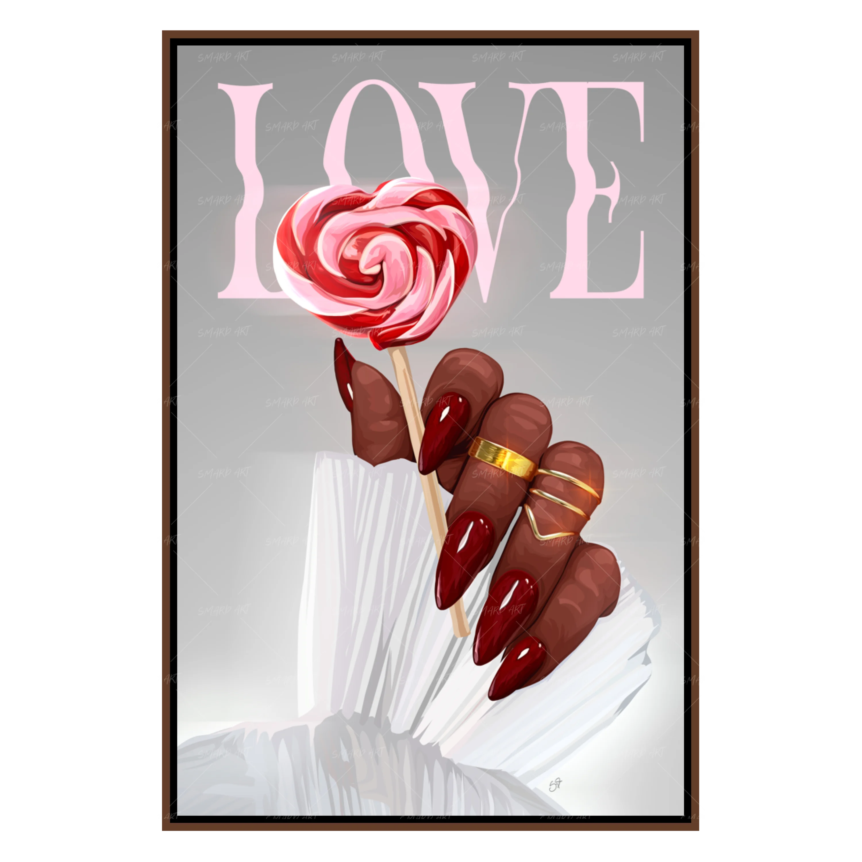 Sweetheart In Hand-Grey-Smard