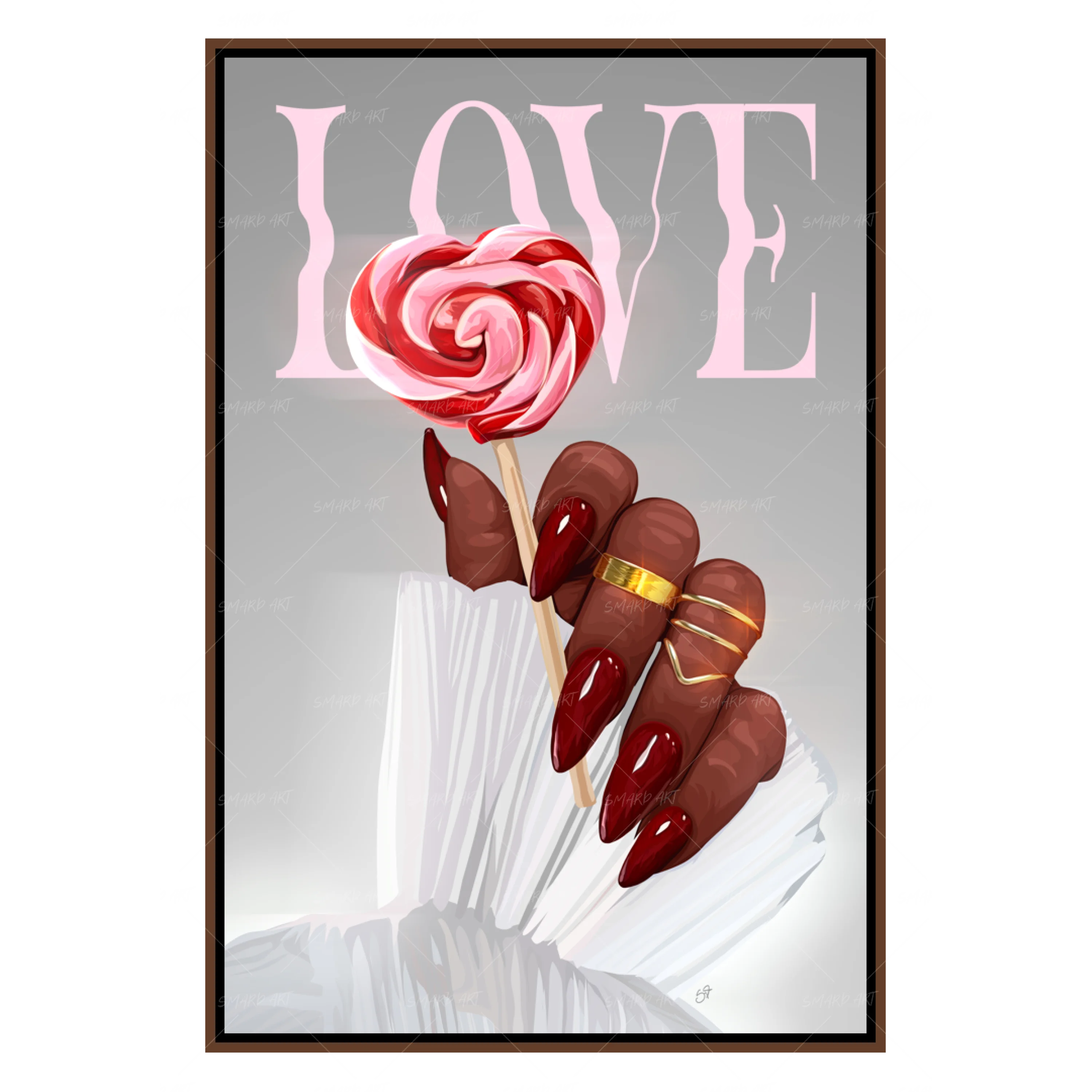 Sweetheart In Hand-Grey-Smard