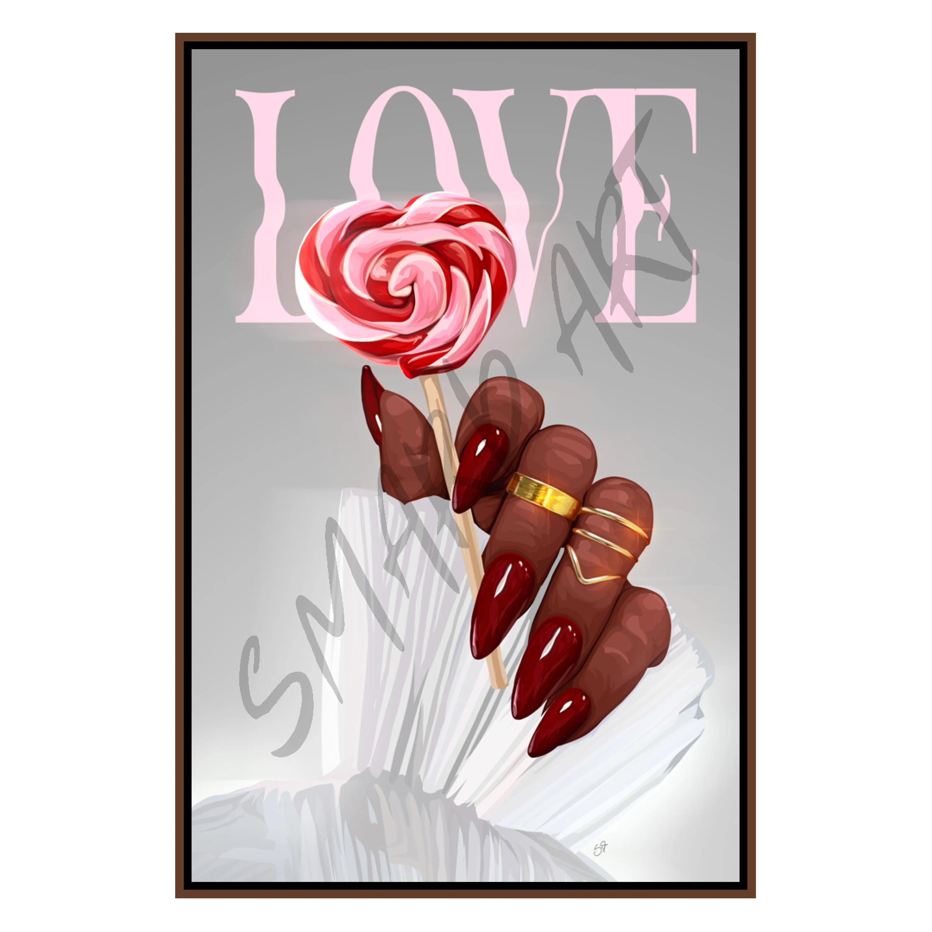 Sweetheart In Hand-Grey-Smard