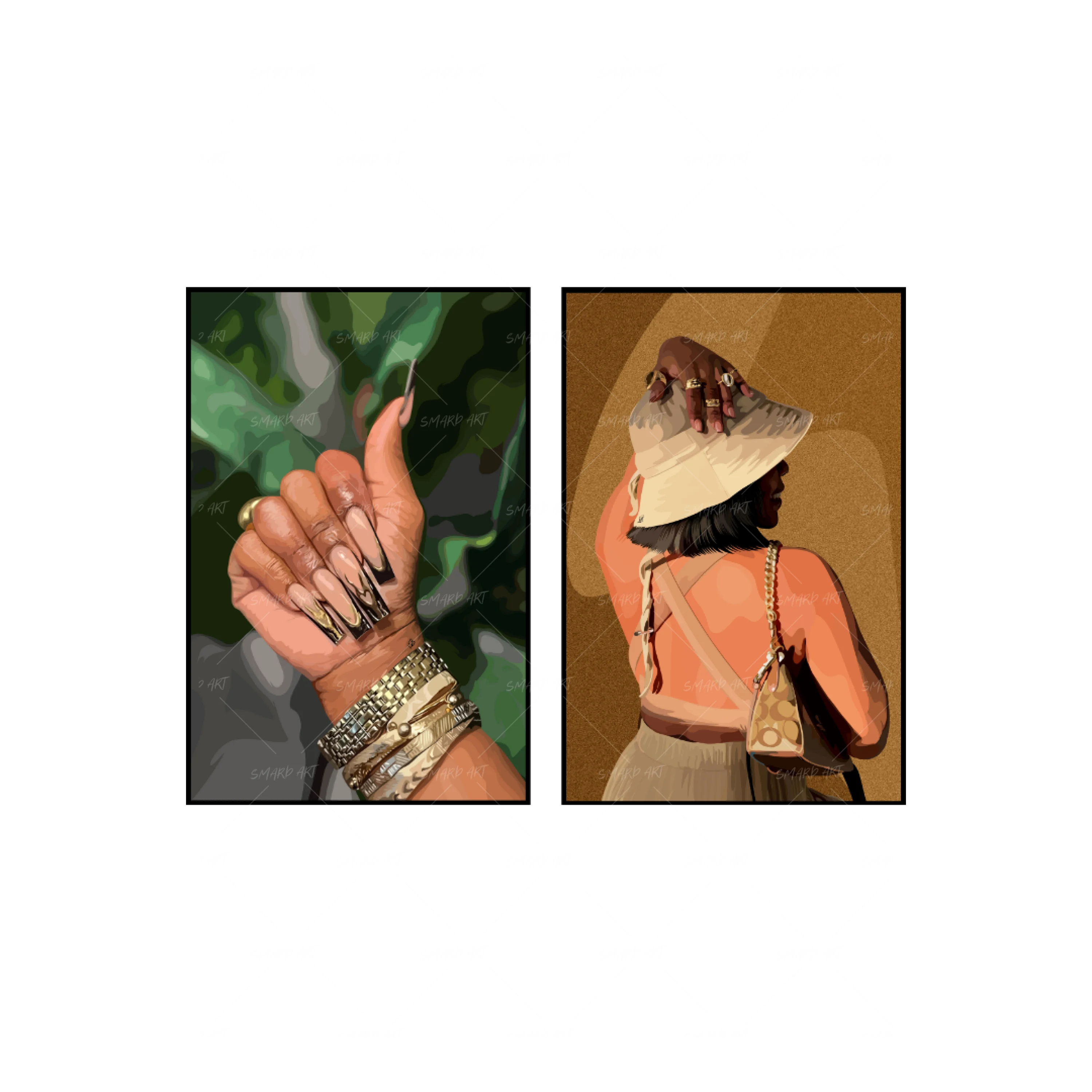 Art Print Bundle : Nail'd It IV + Summer Time (Abstract)