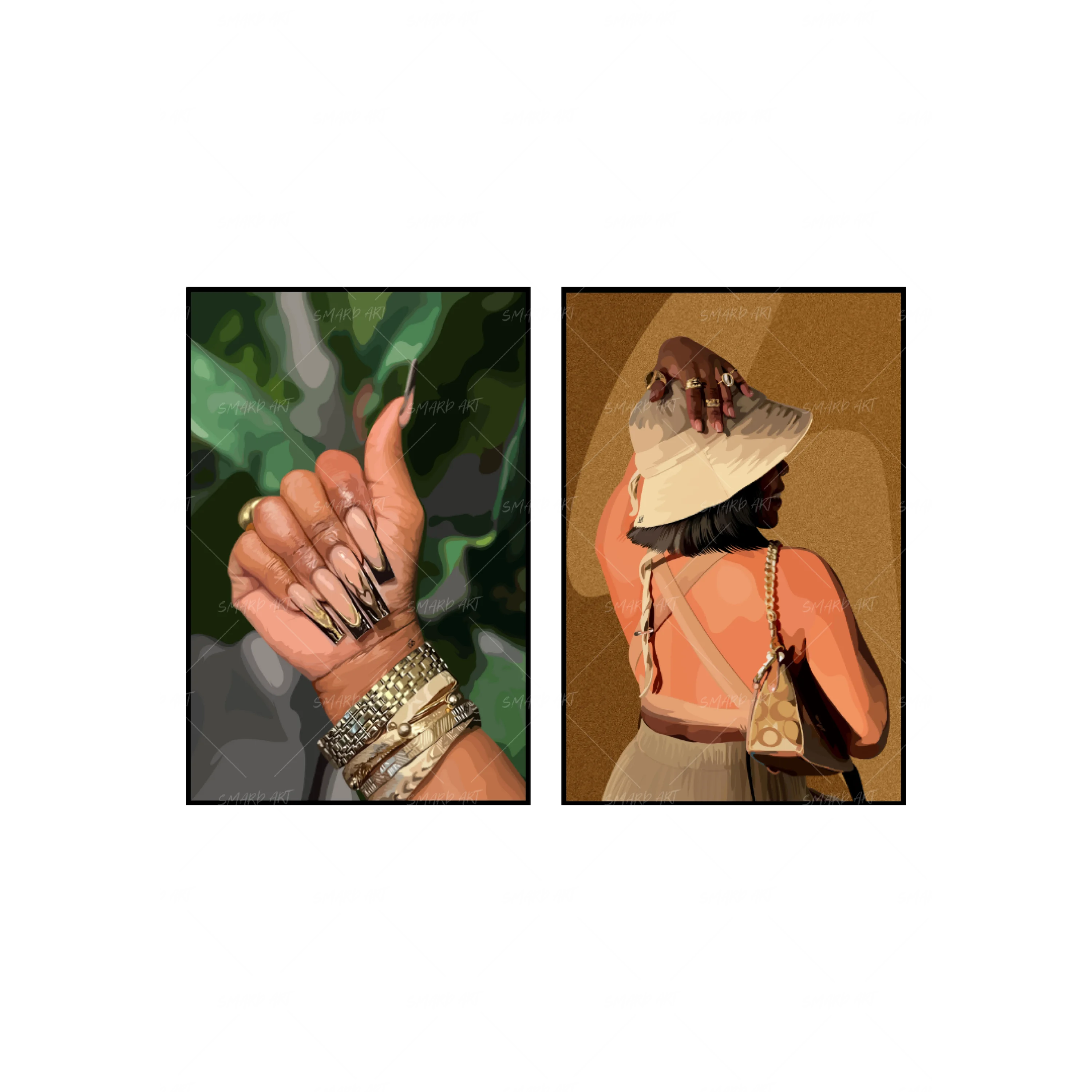 Art Print Bundle : Nail'd It IV + Summer Time (Abstract)