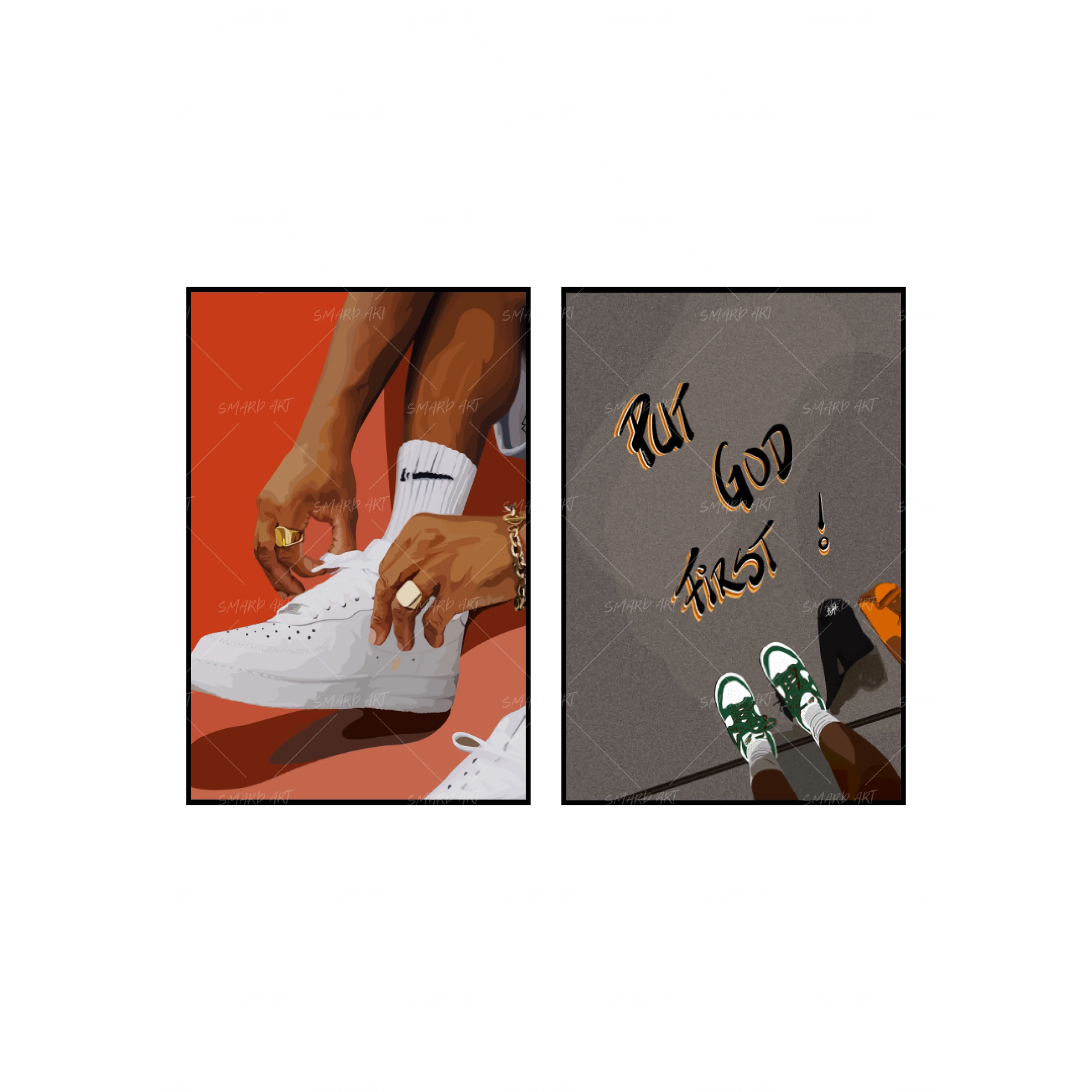 Art Print Bundle : Fly + Put God First