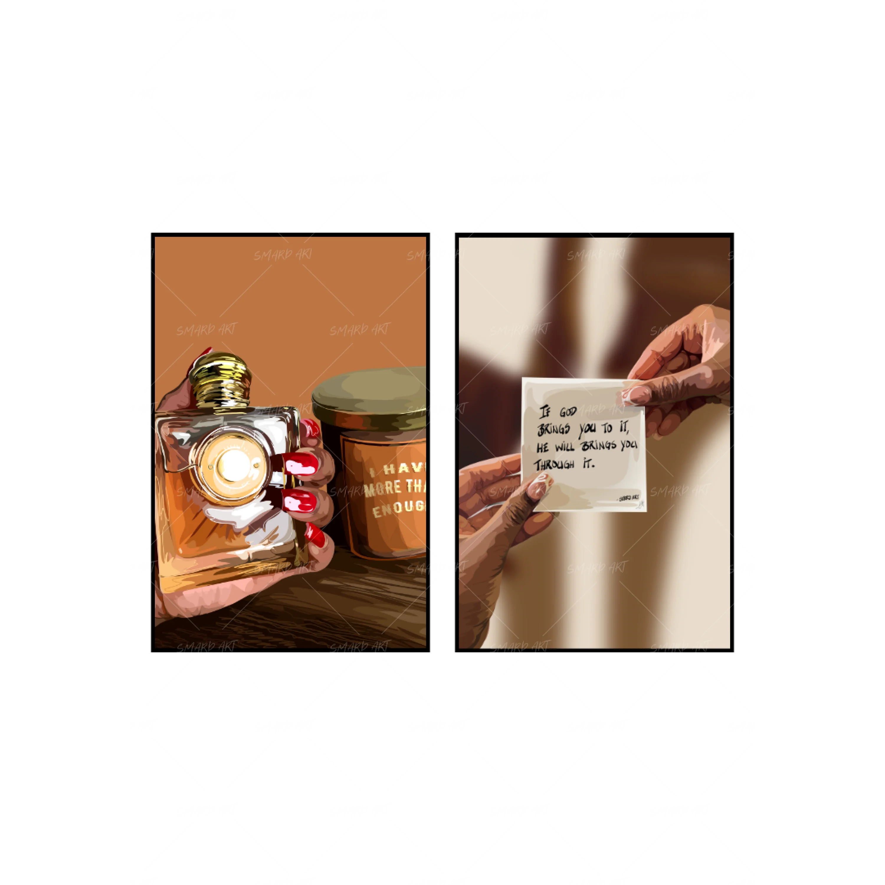 Art Print Bundle : More Than Enough + If God