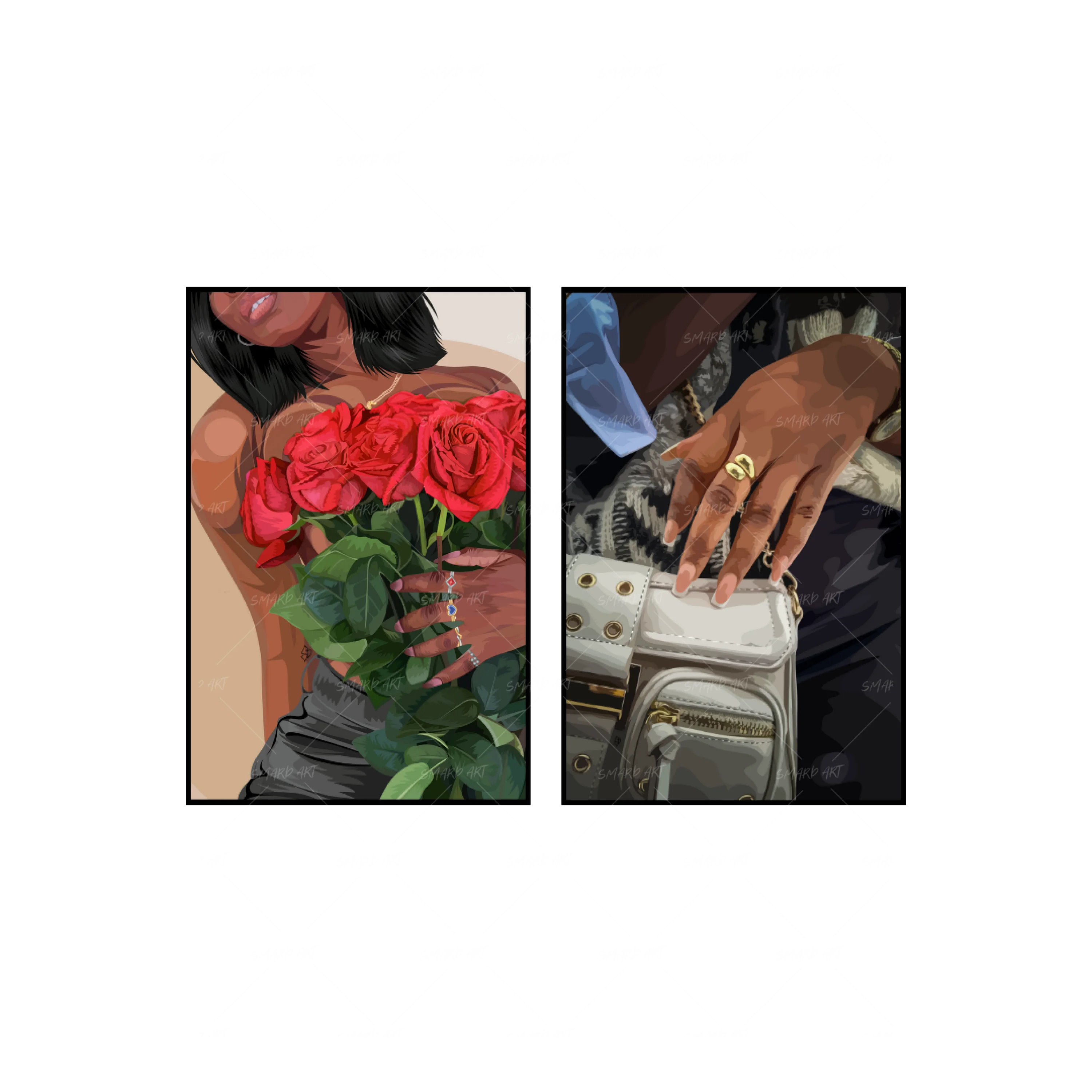 Art Print Bundle : Can I Call You Rose + Bag Details