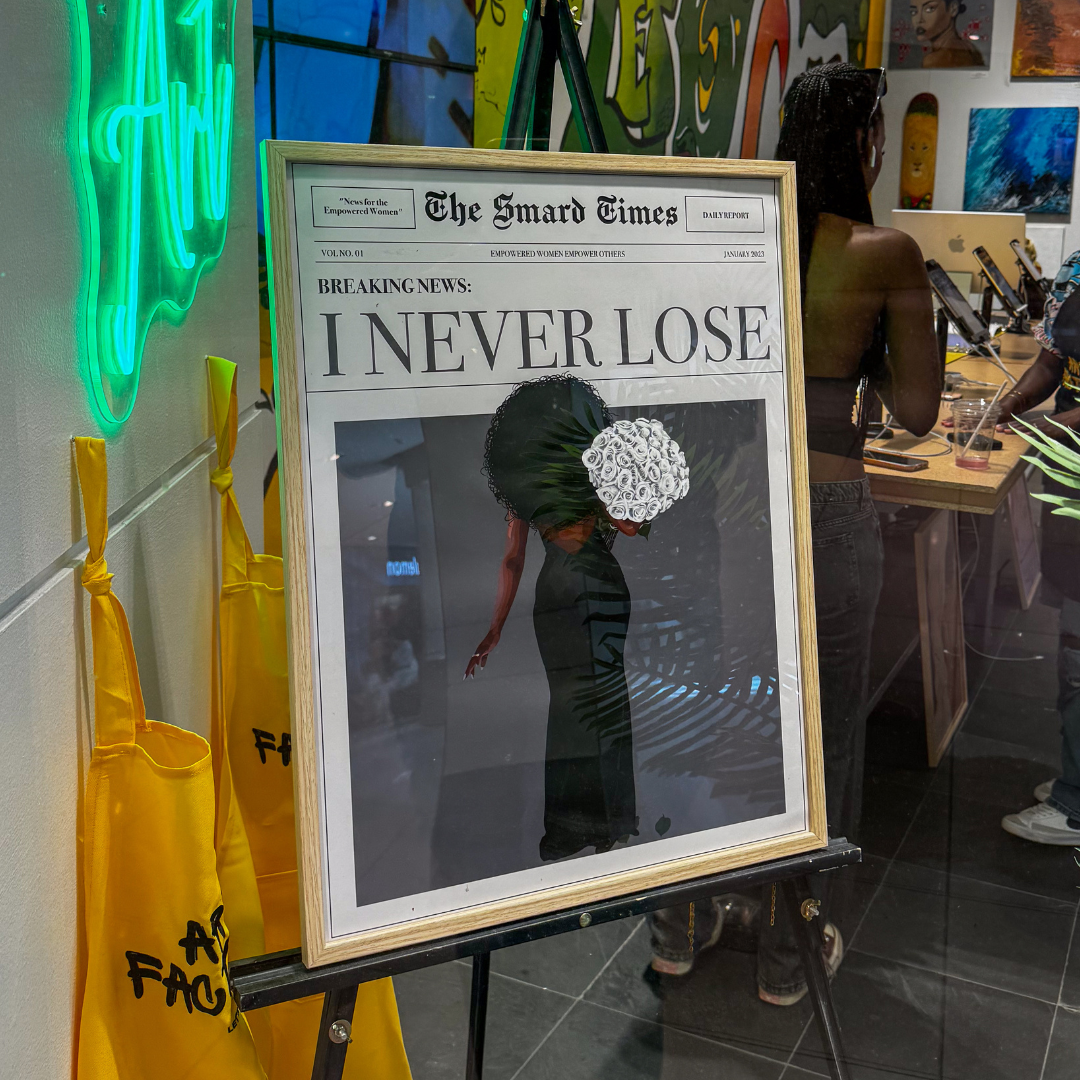 "VERY DEMURE" Custom Poster-wall art print featuring decorative artistic design suitable for living rooms, offices, and schools by SmardArt. Elevate your space with Black wall art that speaks to culture, identity, and creativity. At Smard, we celebrate artistry made with melanin, bringing powerful and inspiring designs to life.