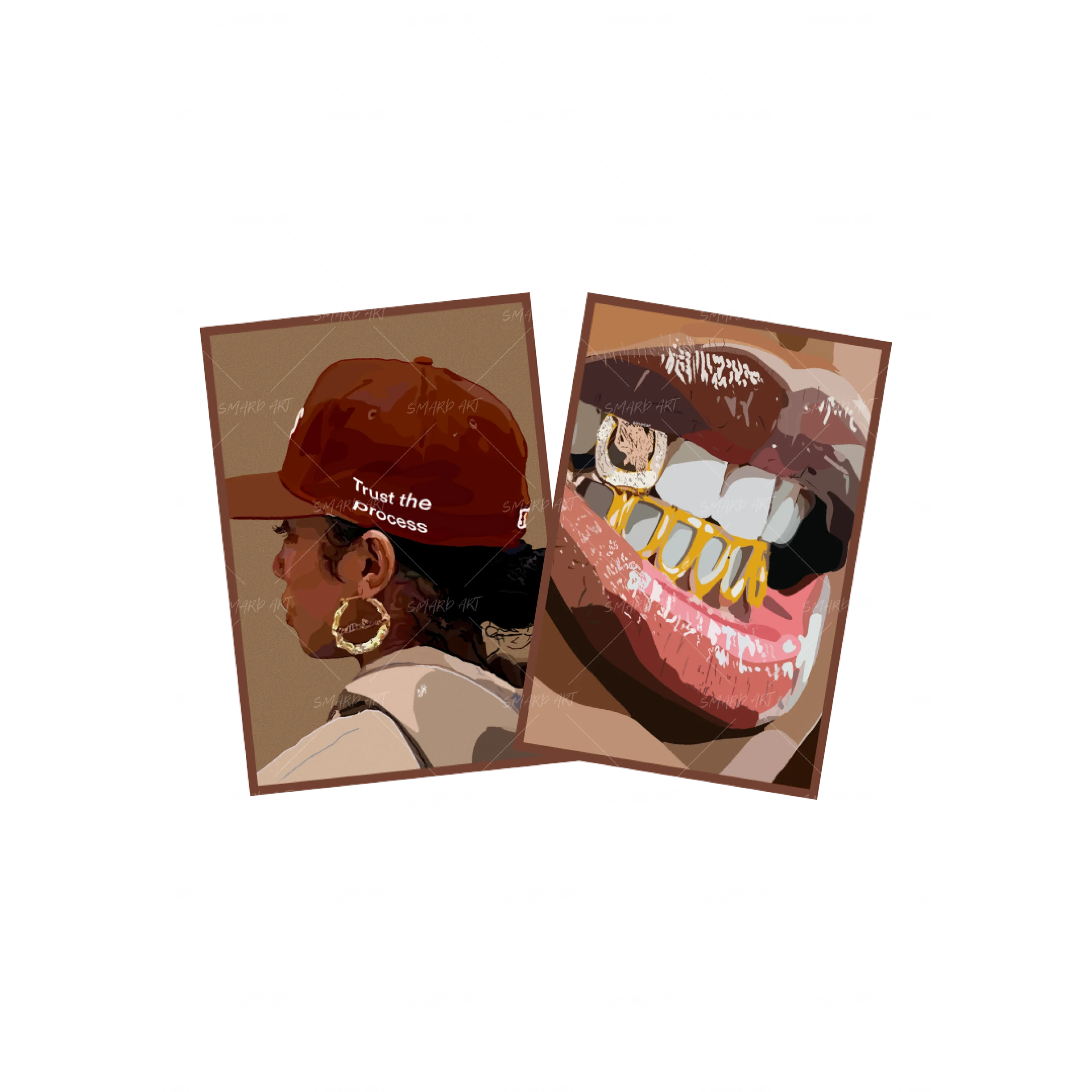 Art Print Bundle : Trust The Process + Grillzz II