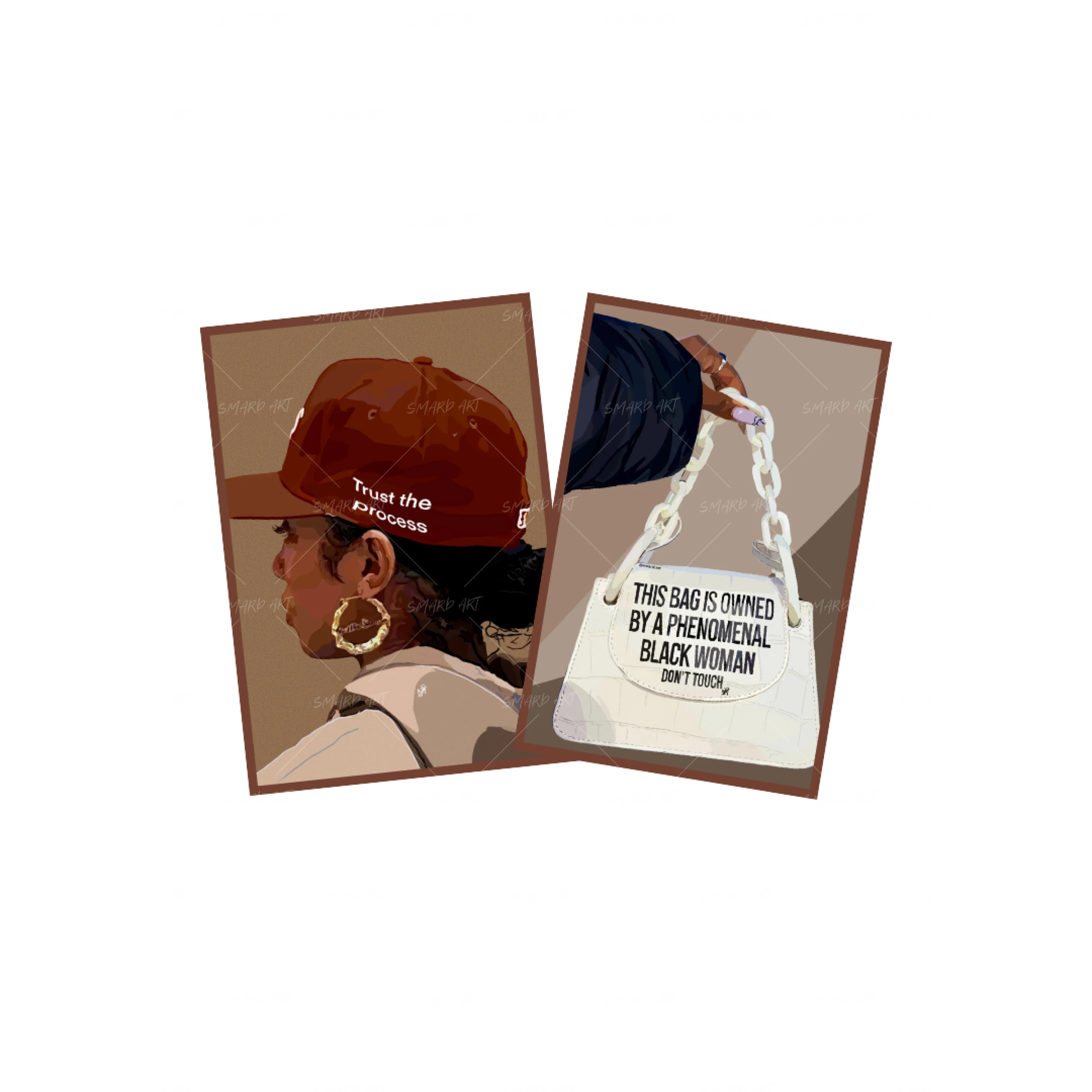 Art Print Bundle : Trust the Process + The Bag