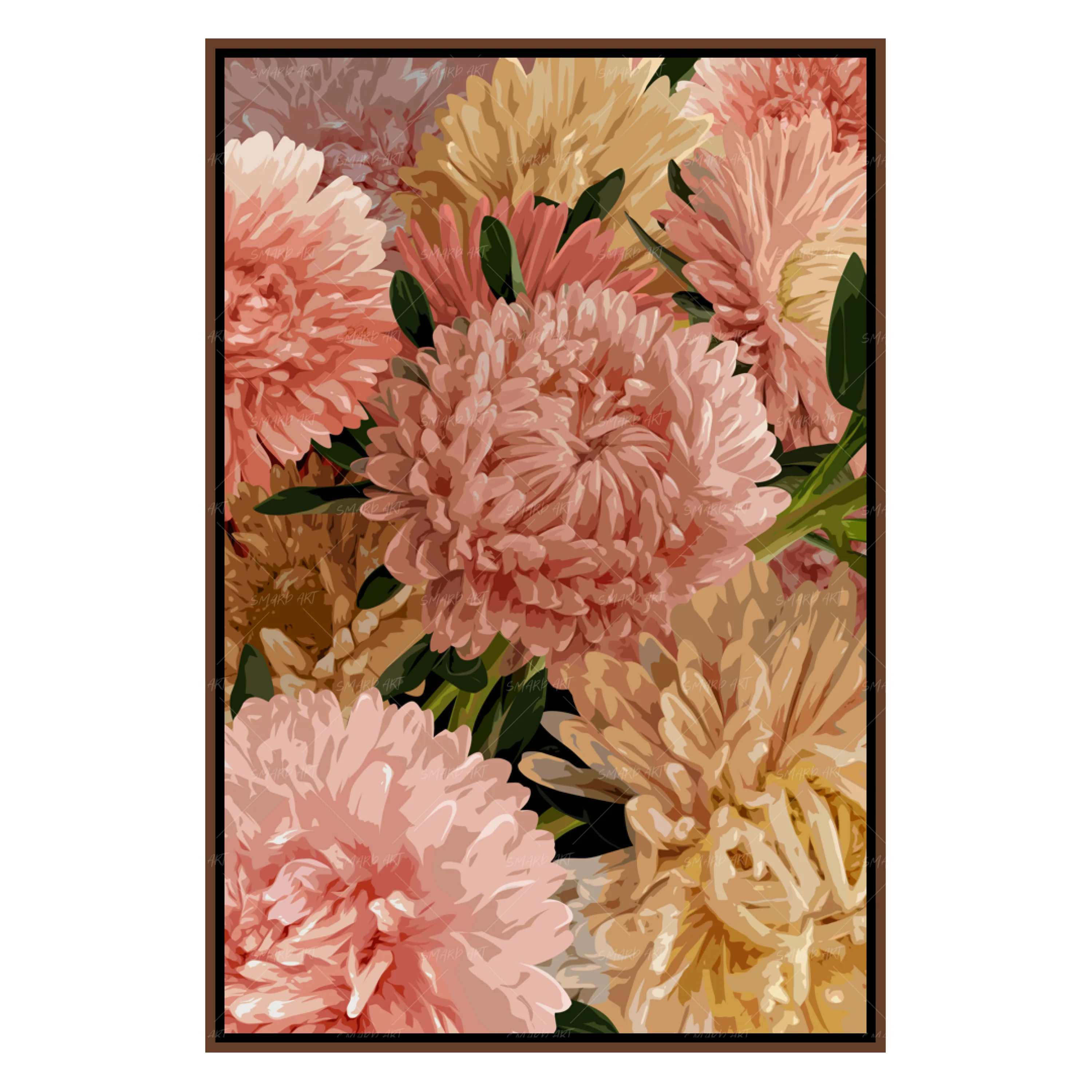 Yellow-Pink Mums (Smard X Anaya)-Smard