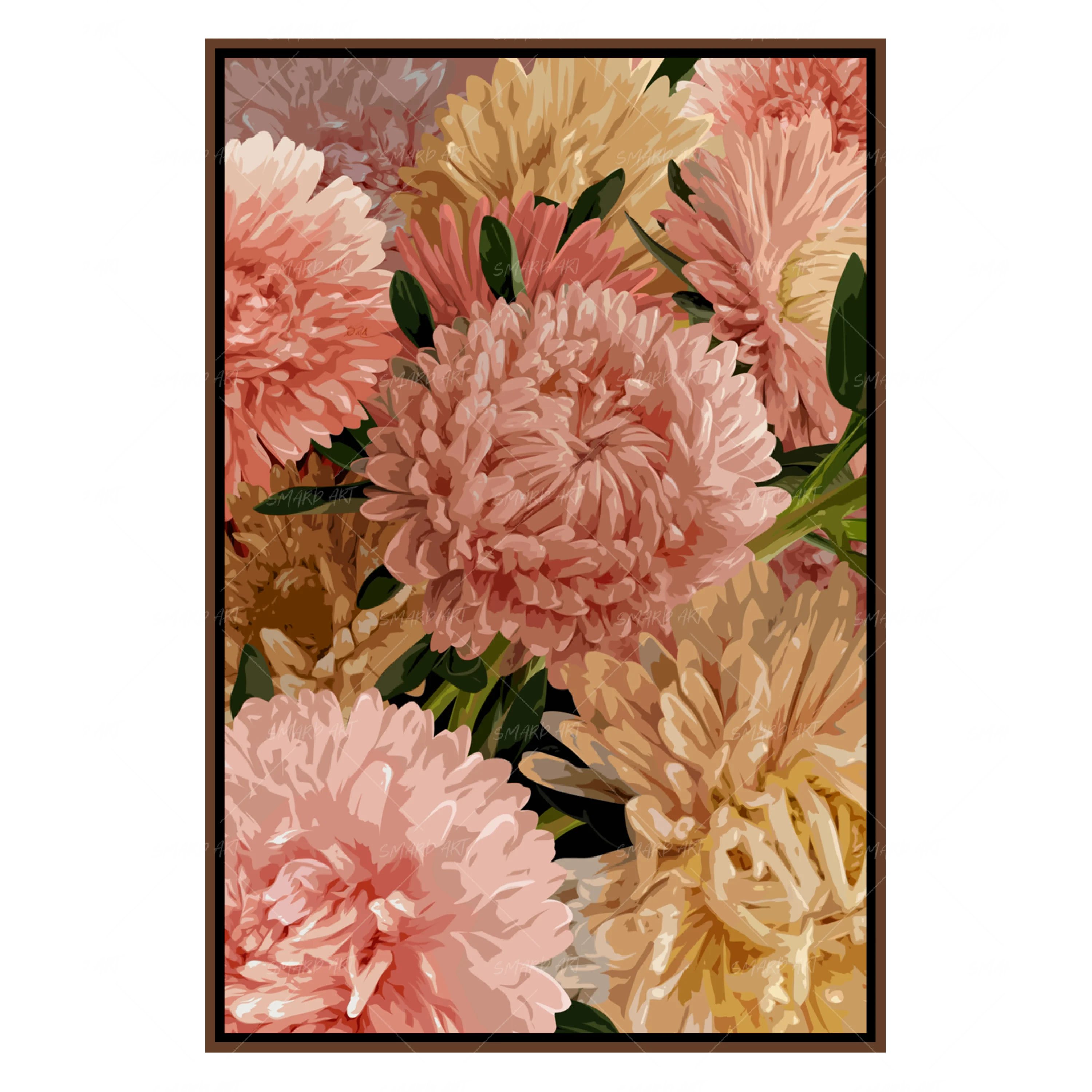 Yellow-Pink Mums (Smard X Anaya)-Smard