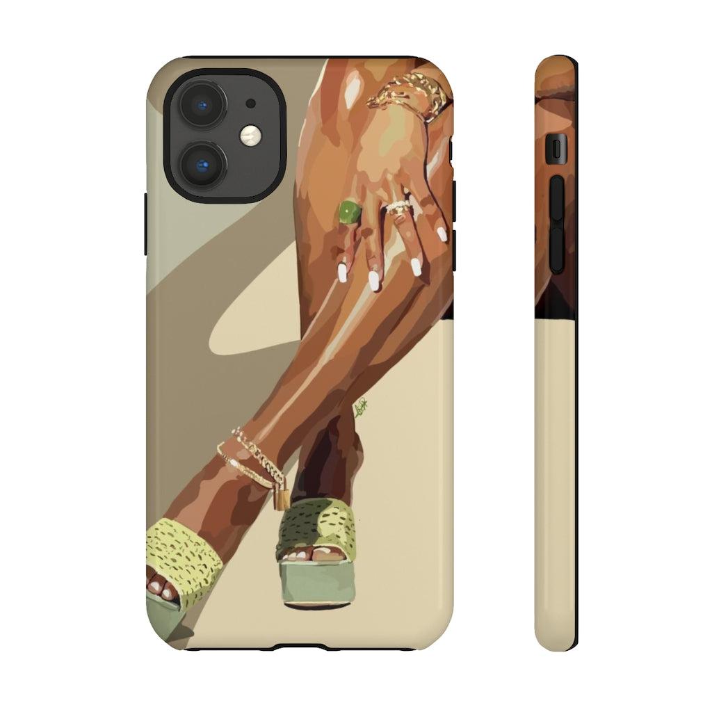 Legs & green touch Cases-iPhone 11-Glossy-SmardArt-Wall Art