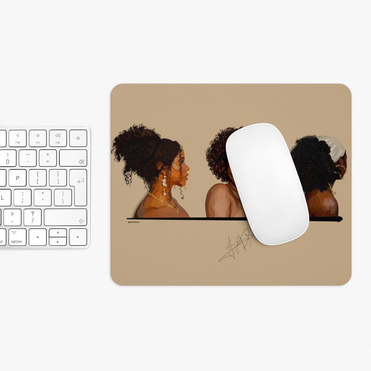 Pretty curls Mouse Pad-One size-Rectangle-SmardArt-Wall Art