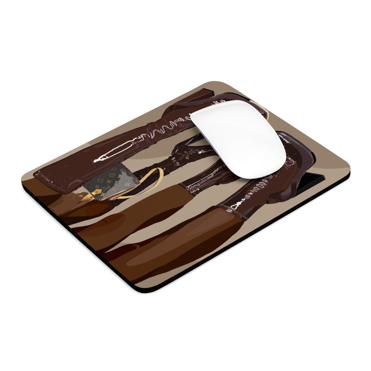 Brown boots Mouse Pad-One size-Rectangle-SmardArt-Wall Art