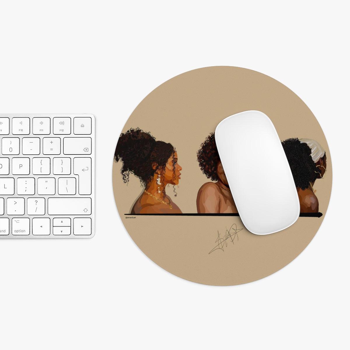 Pretty curls Mouse Pad-One size-Rectangle-SmardArt-Wall Art
