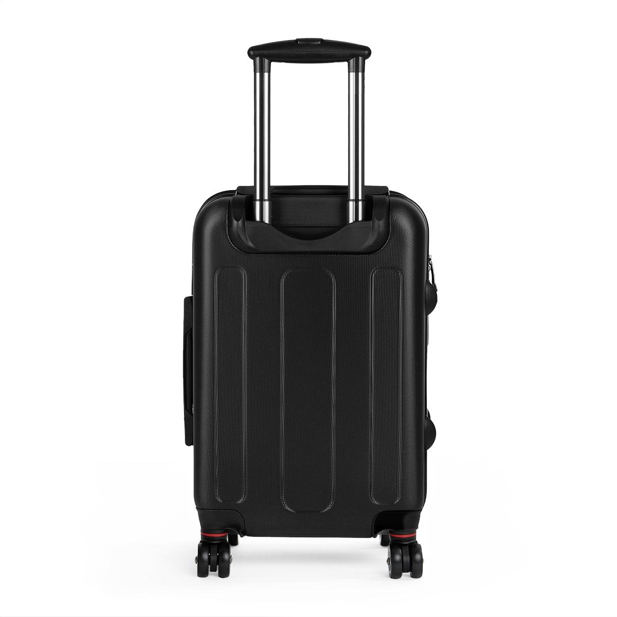 Suitcases-Medium-Black-SmardArt-Wall Art