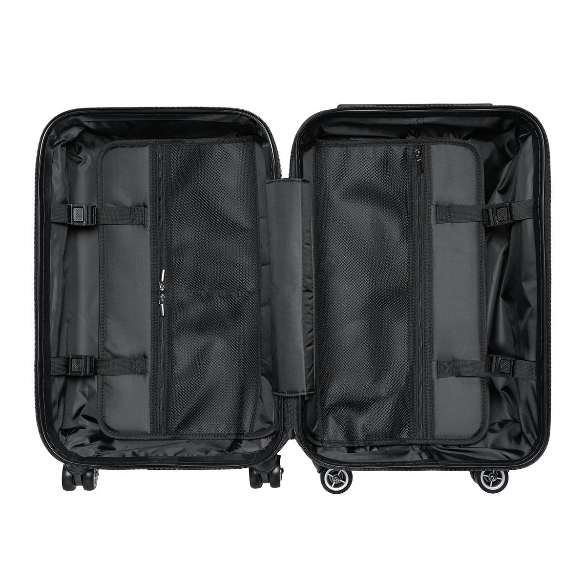Suitcases-Medium-Black-SmardArt-Wall Art