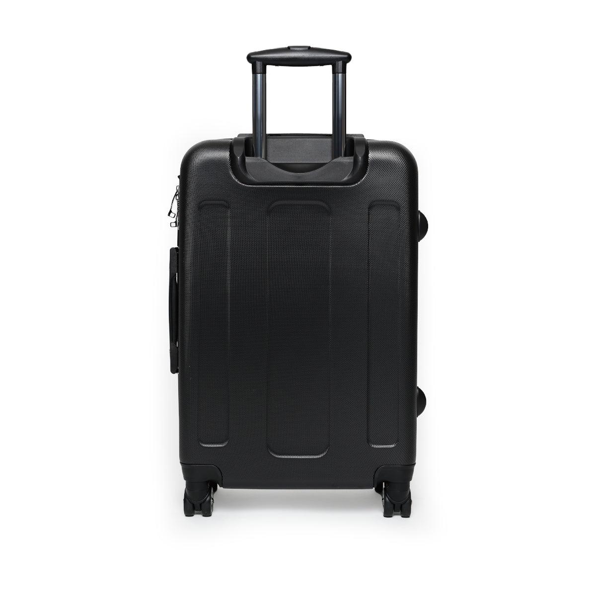 Suitcases-Medium-Black-SmardArt-Wall Art