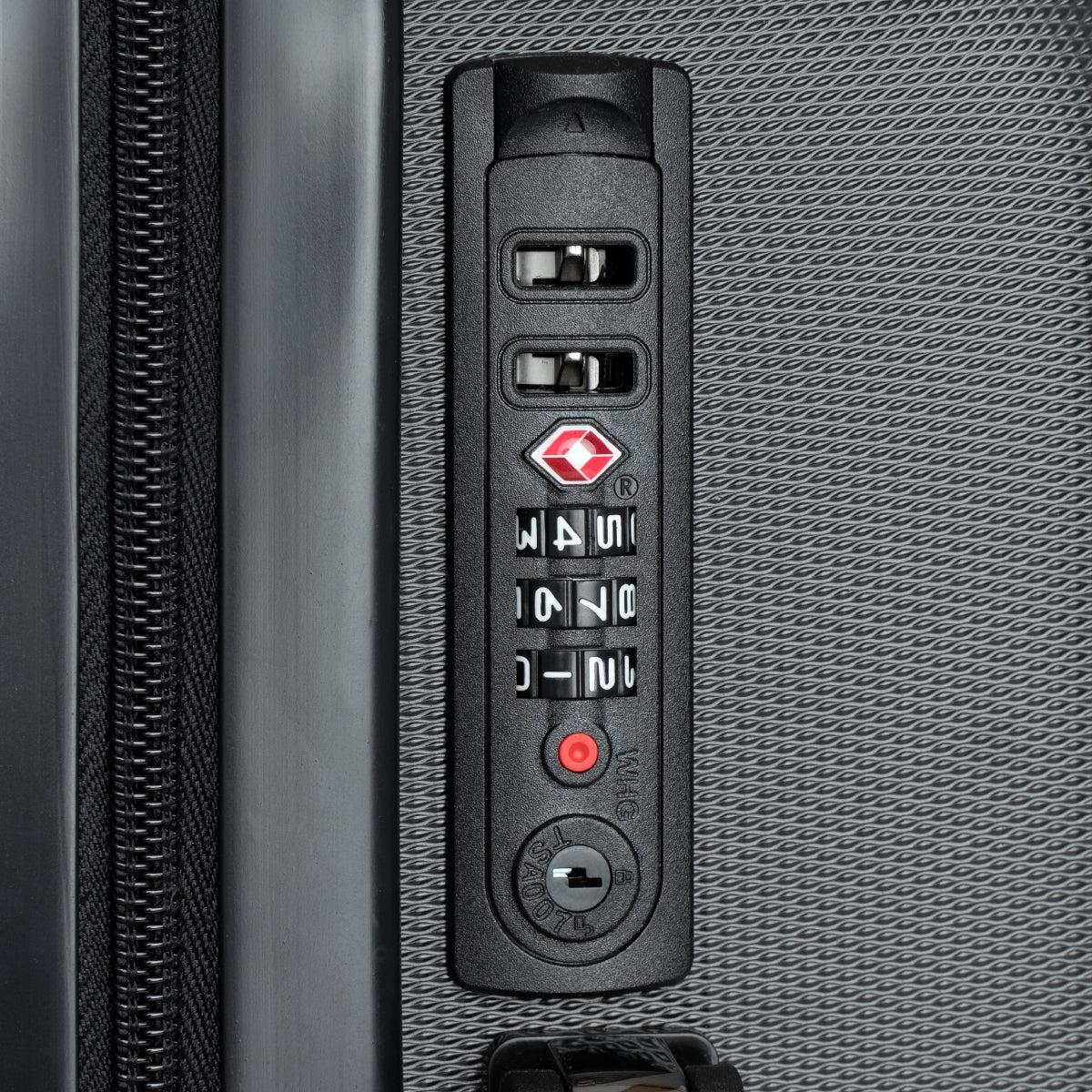 Suitcases-Medium-Black-SmardArt-Wall Art
