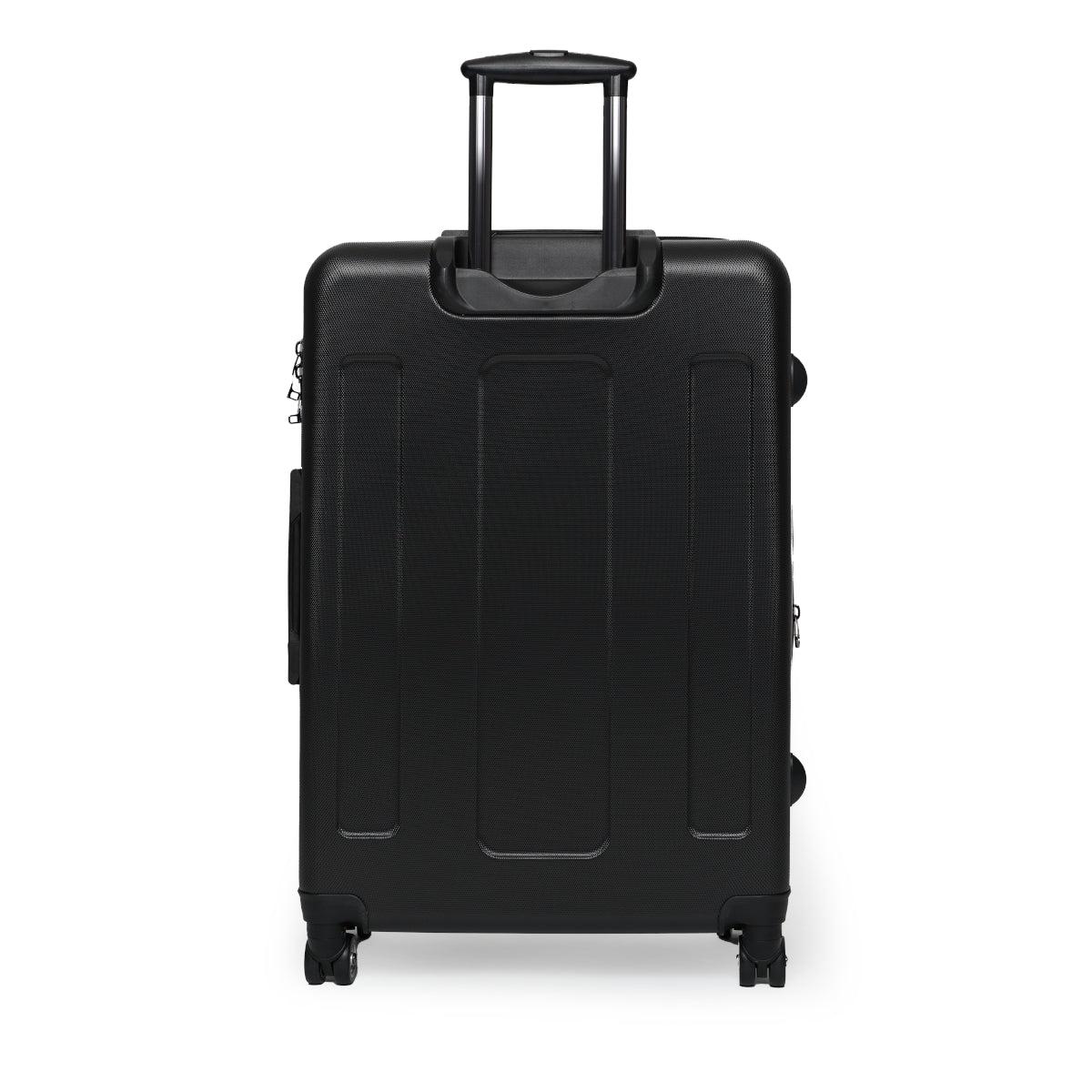 Suitcases-Medium-Black-SmardArt-Wall Art