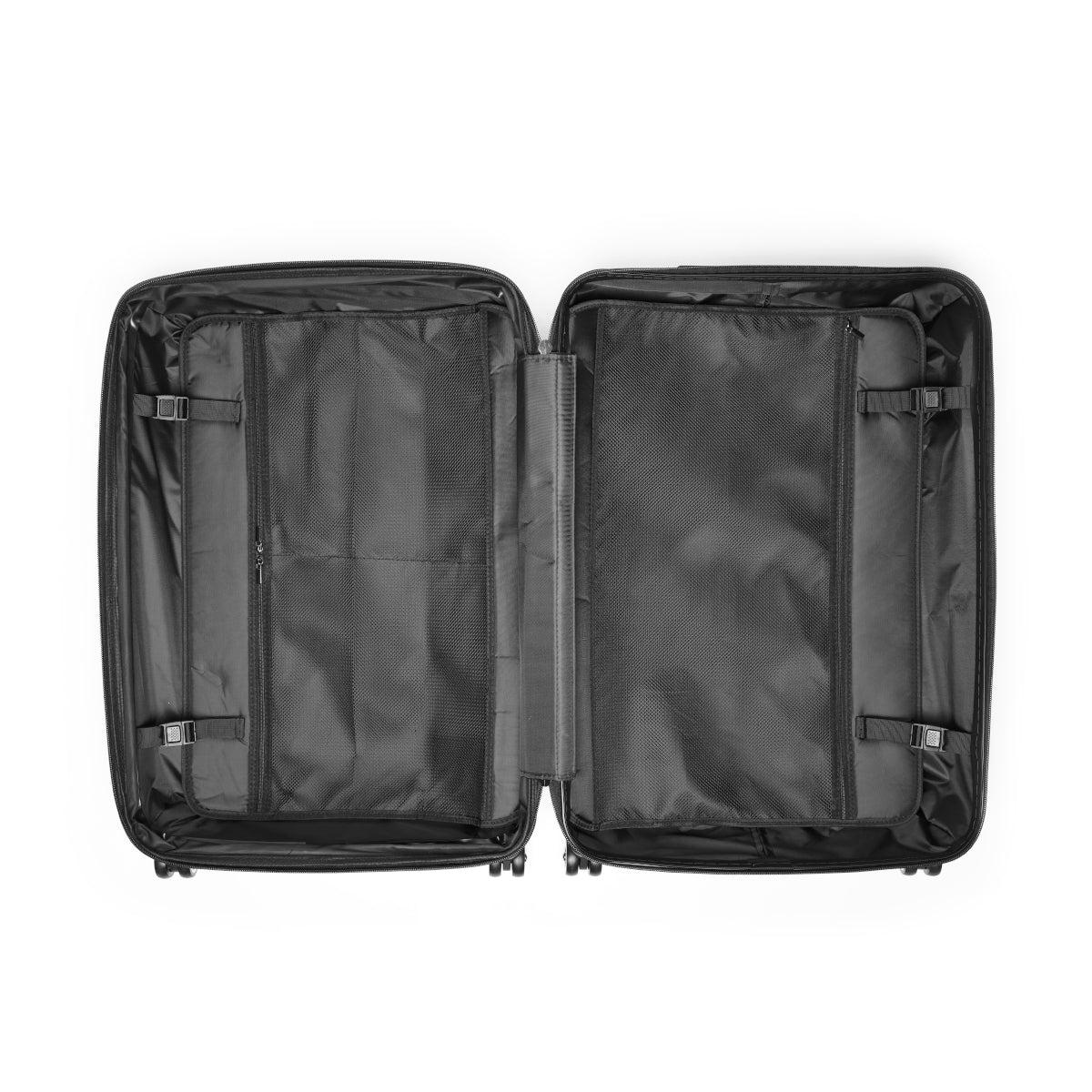 Suitcases-Medium-Black-SmardArt-Wall Art