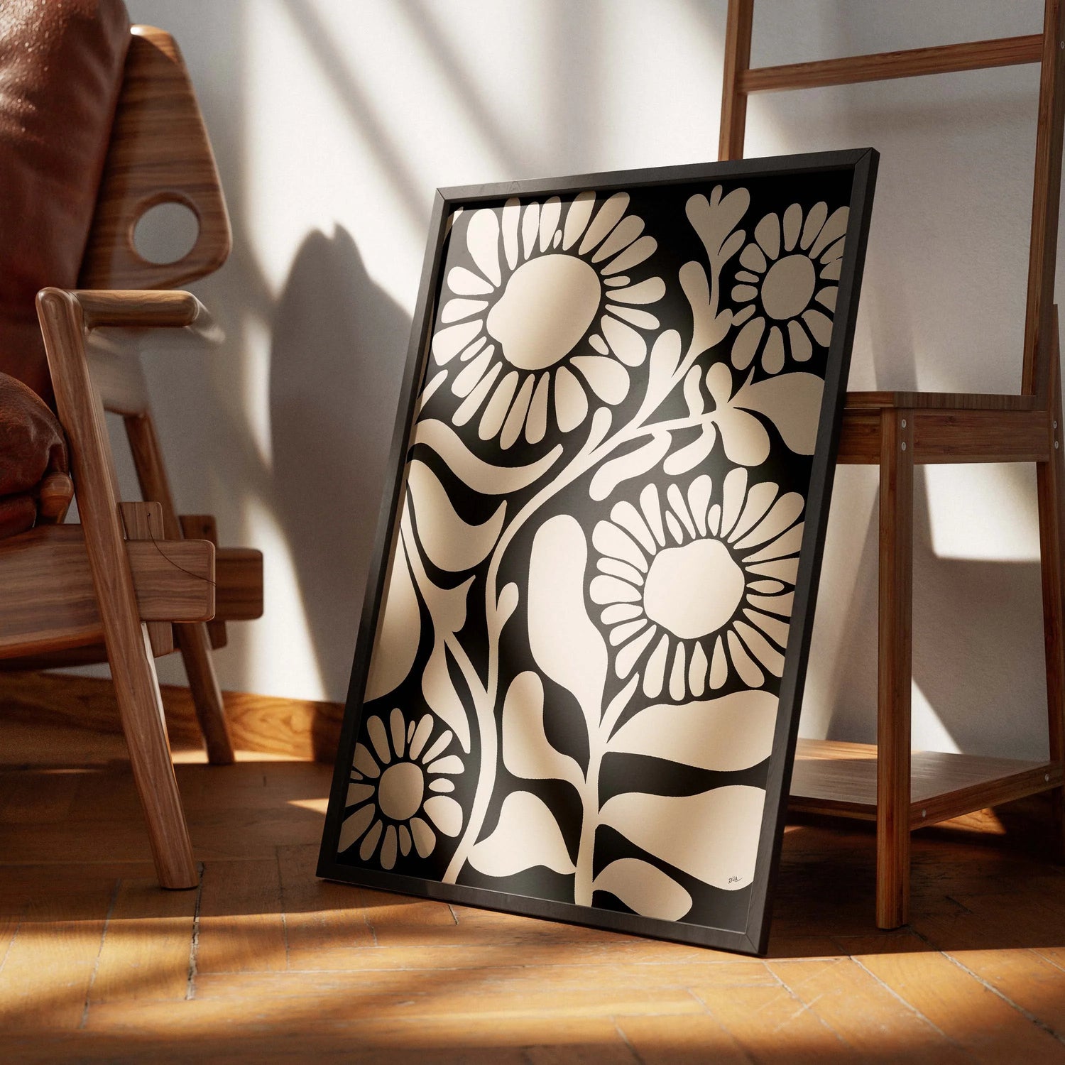 Elevating Interiors with Black Silhouette Art