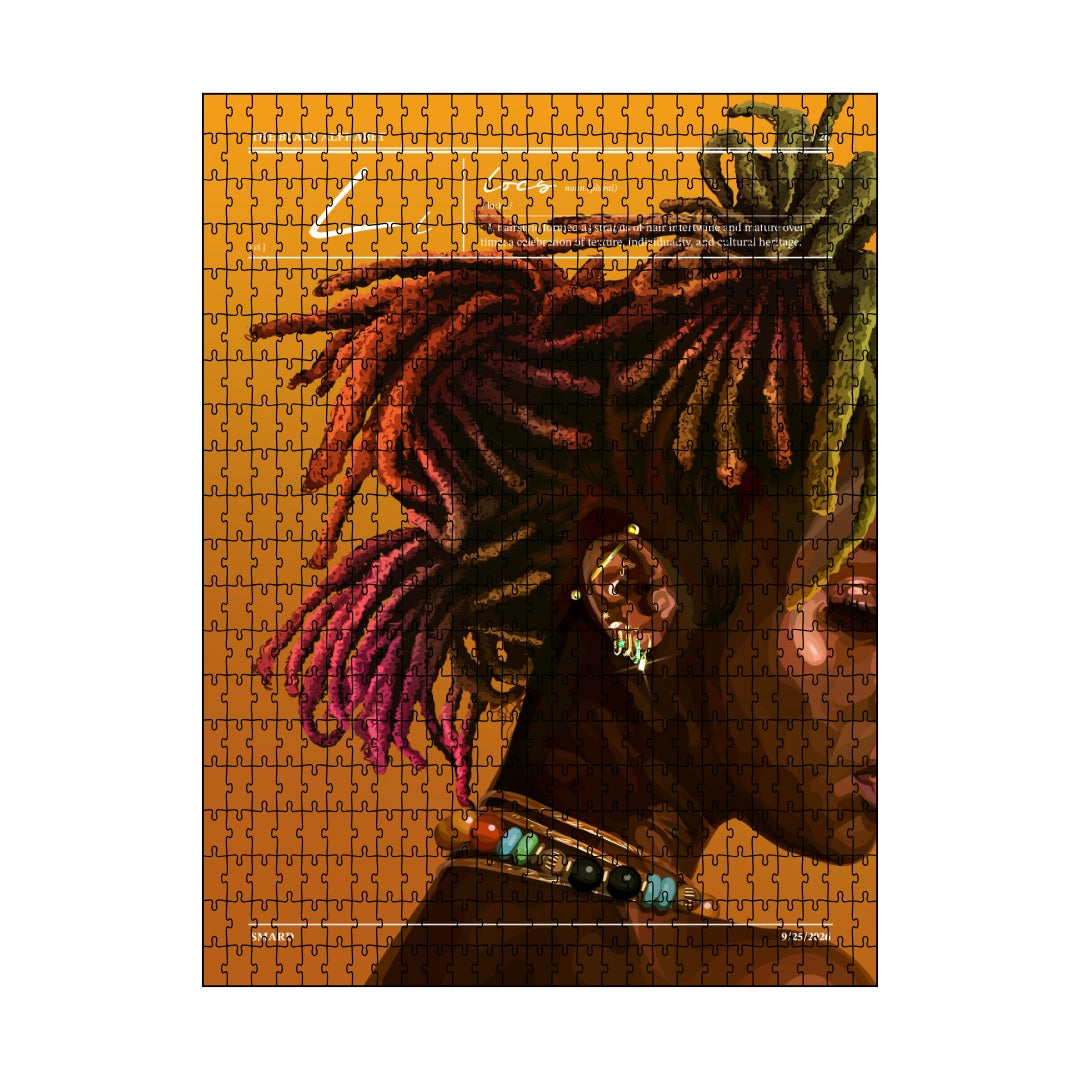 Side Profile Locs Puzzle