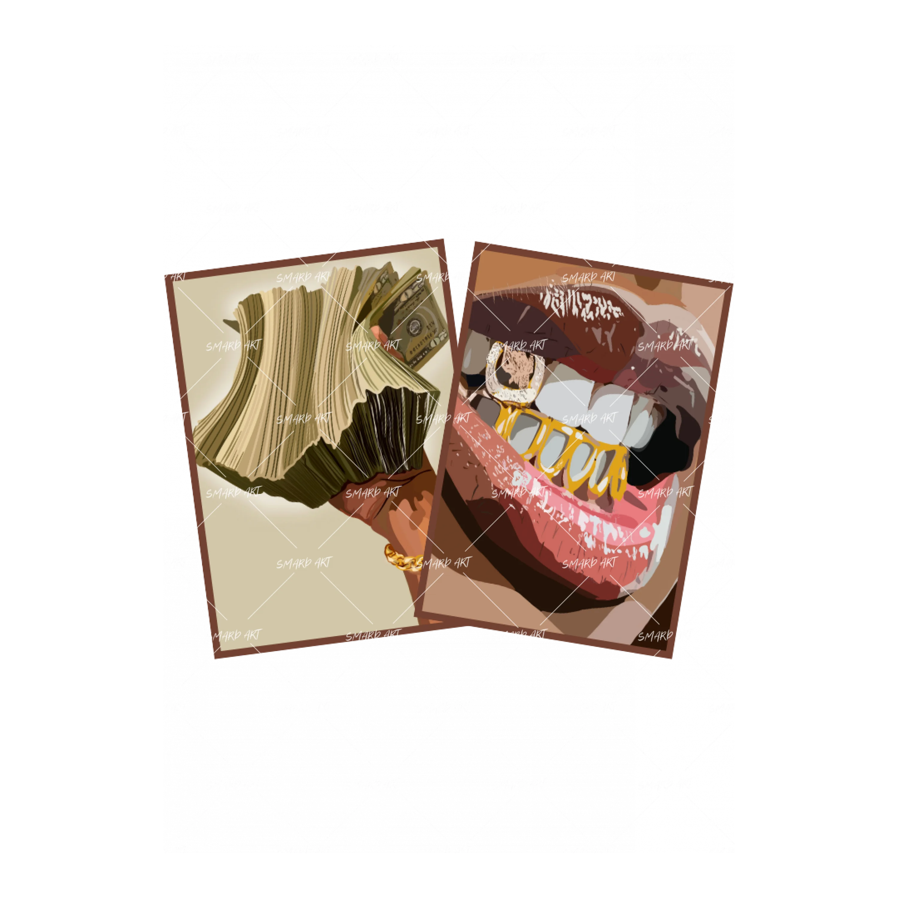 Art Print Bundle : Moolah + Grillzz II