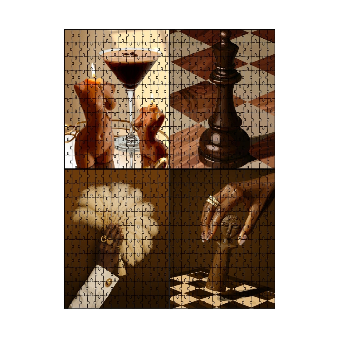 Brown Collage Puzzle