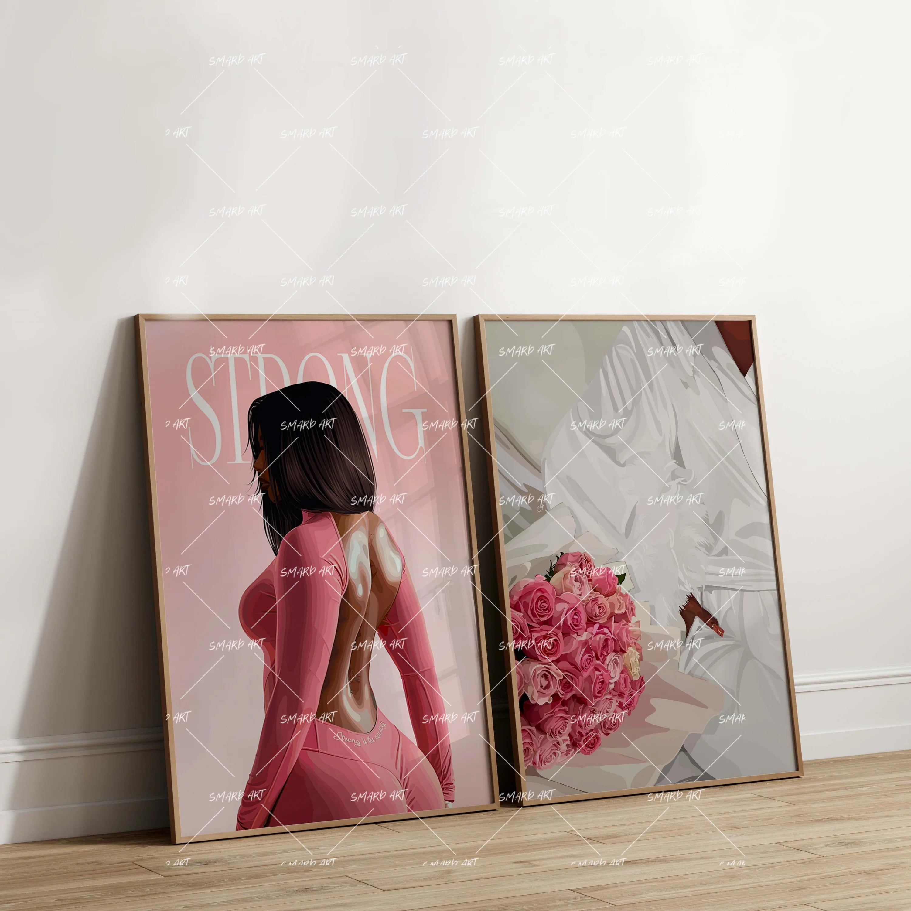 Art Print Bundle : Strong Is The New Sexy + Flourish