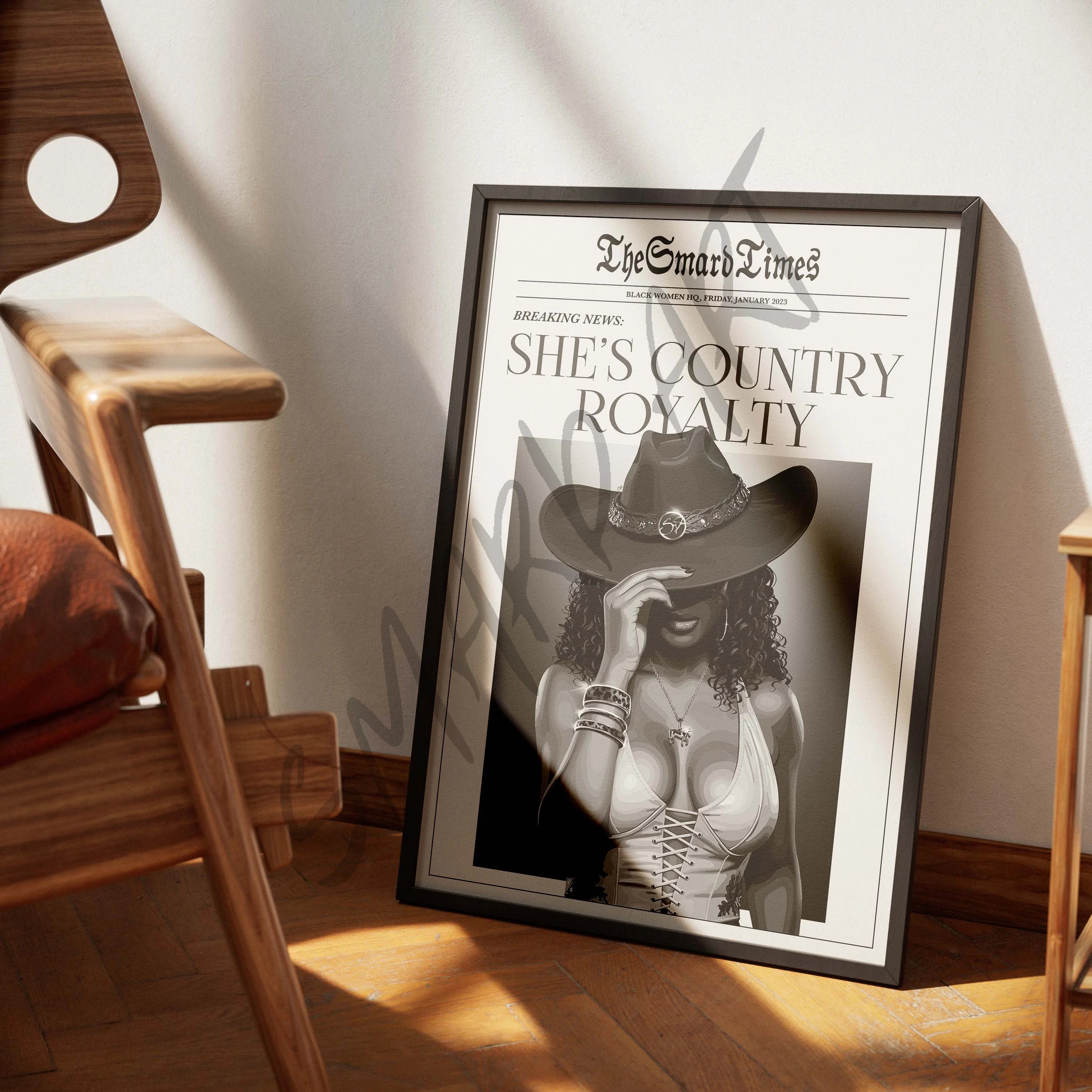 She's Country Royalty B&W