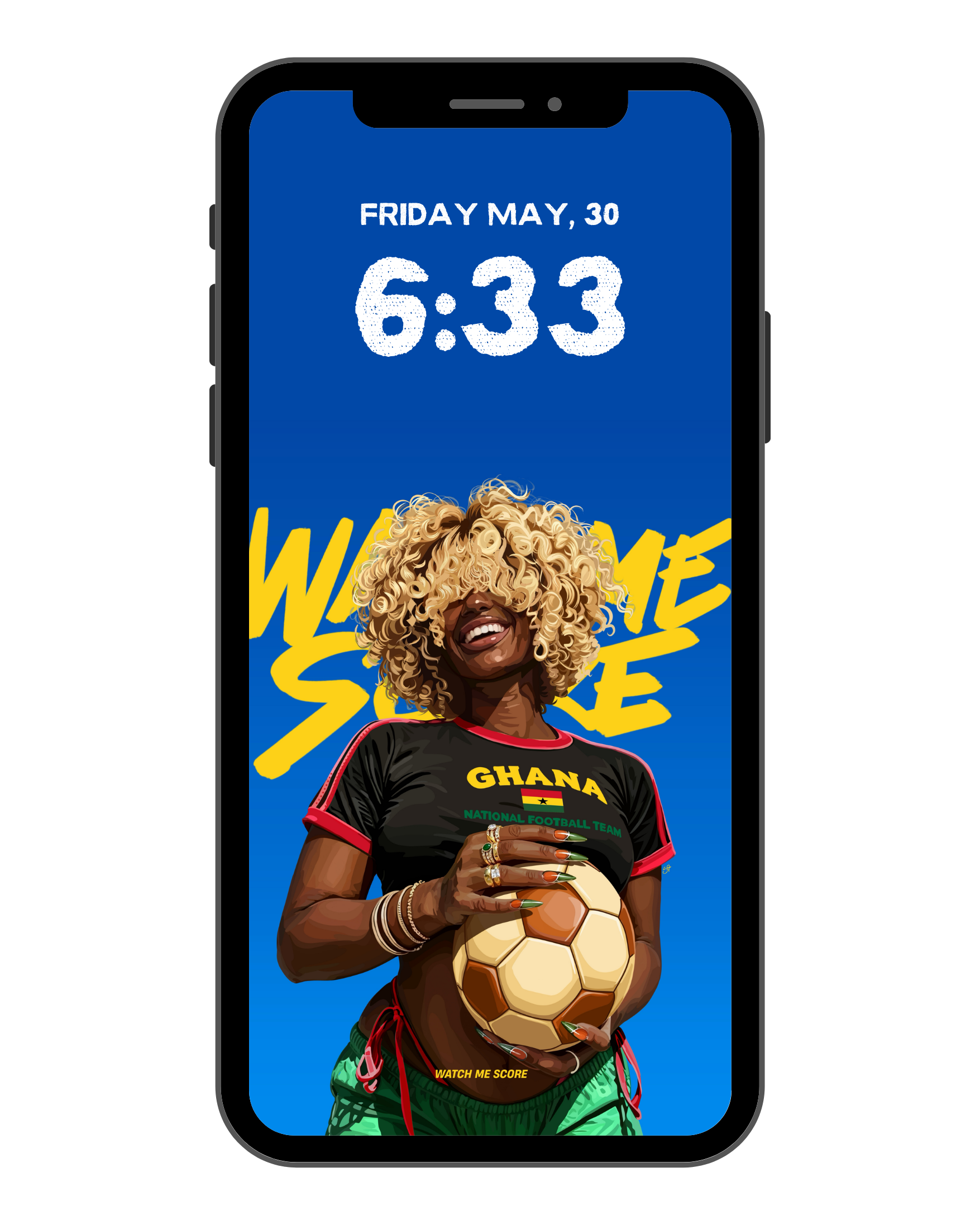 Watch Me Score - Ghana Screensaver