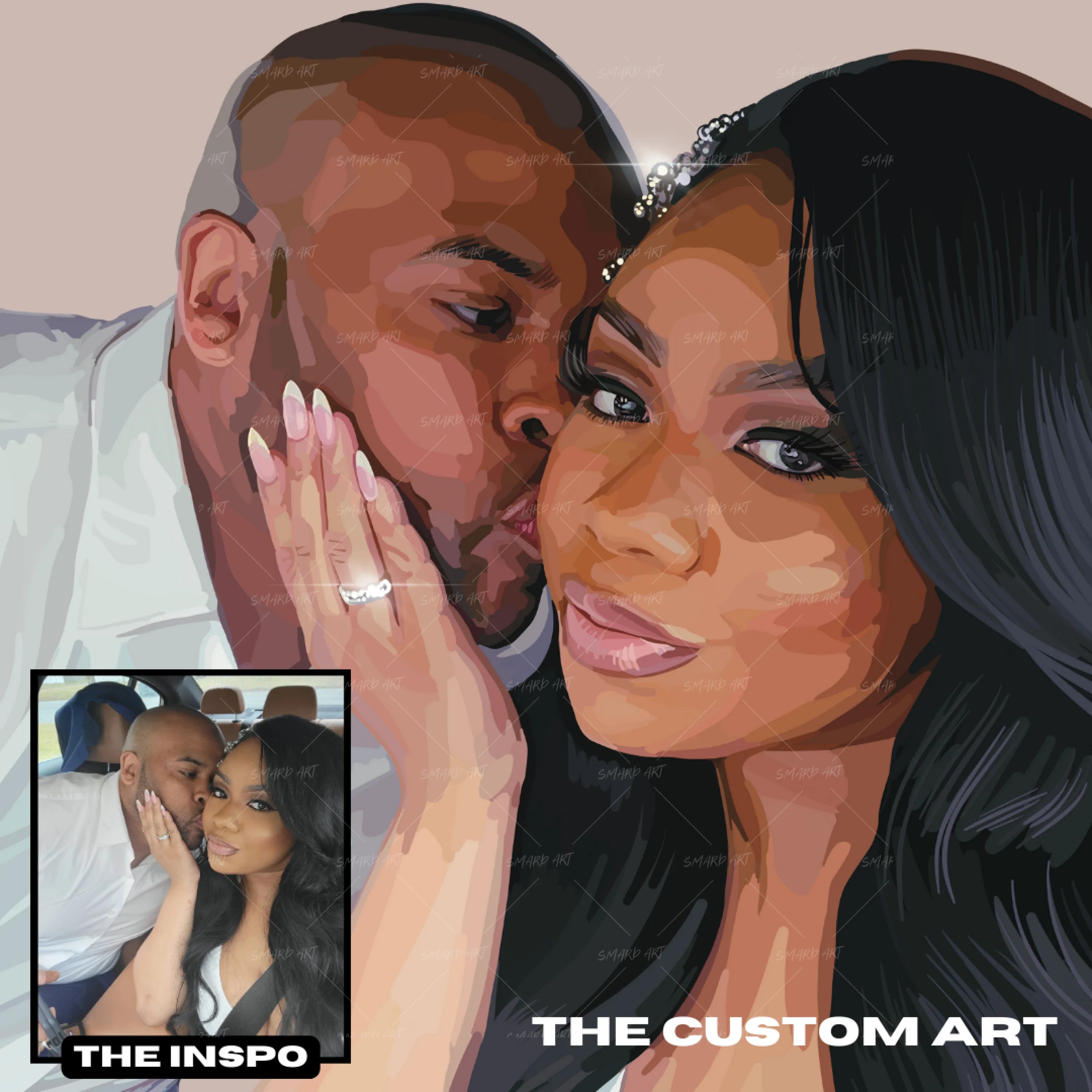 Custom Art Piece - Romance