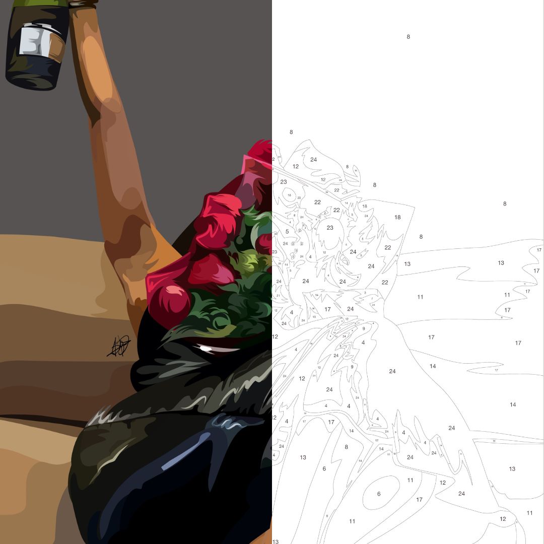 Specialty Kit : Celebrating Me-wall art print featuring decorative artistic design suitable for living rooms, offices, and schools by SmardArt. Elevate your space with Black wall art that speaks to culture, identity, and creativity. At Smard, we celebrate artistry made with melanin, bringing powerful and inspiring designs to life.