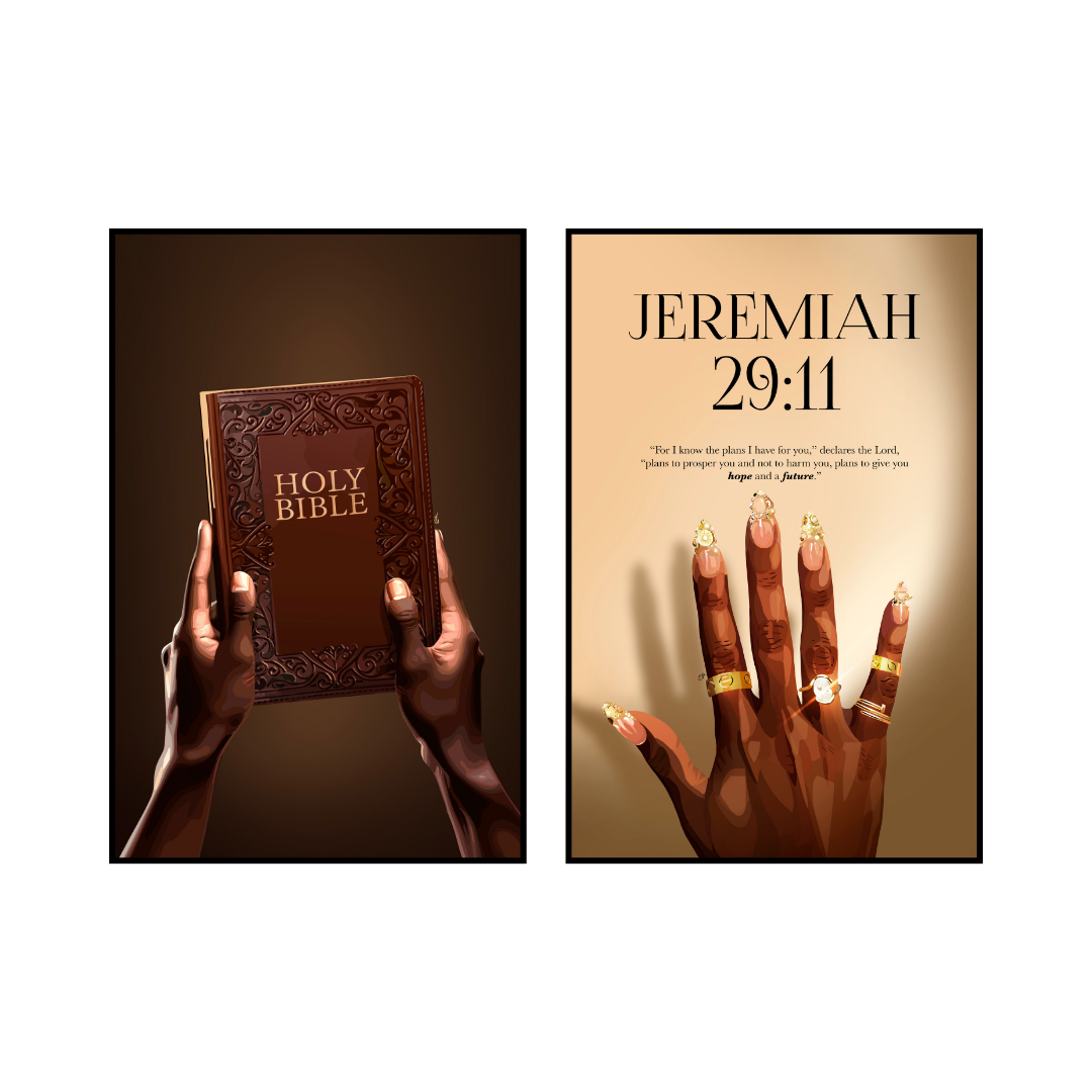 Art Print Bundle : Stand Firm + Plans To Prosper - Jeremiah 29:11