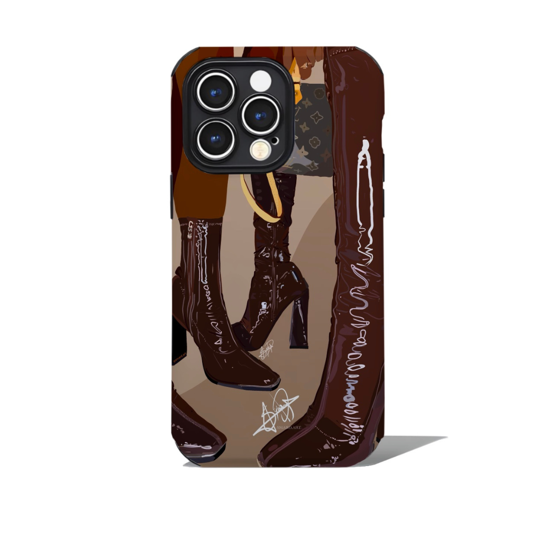 Brown Boots Phone Case