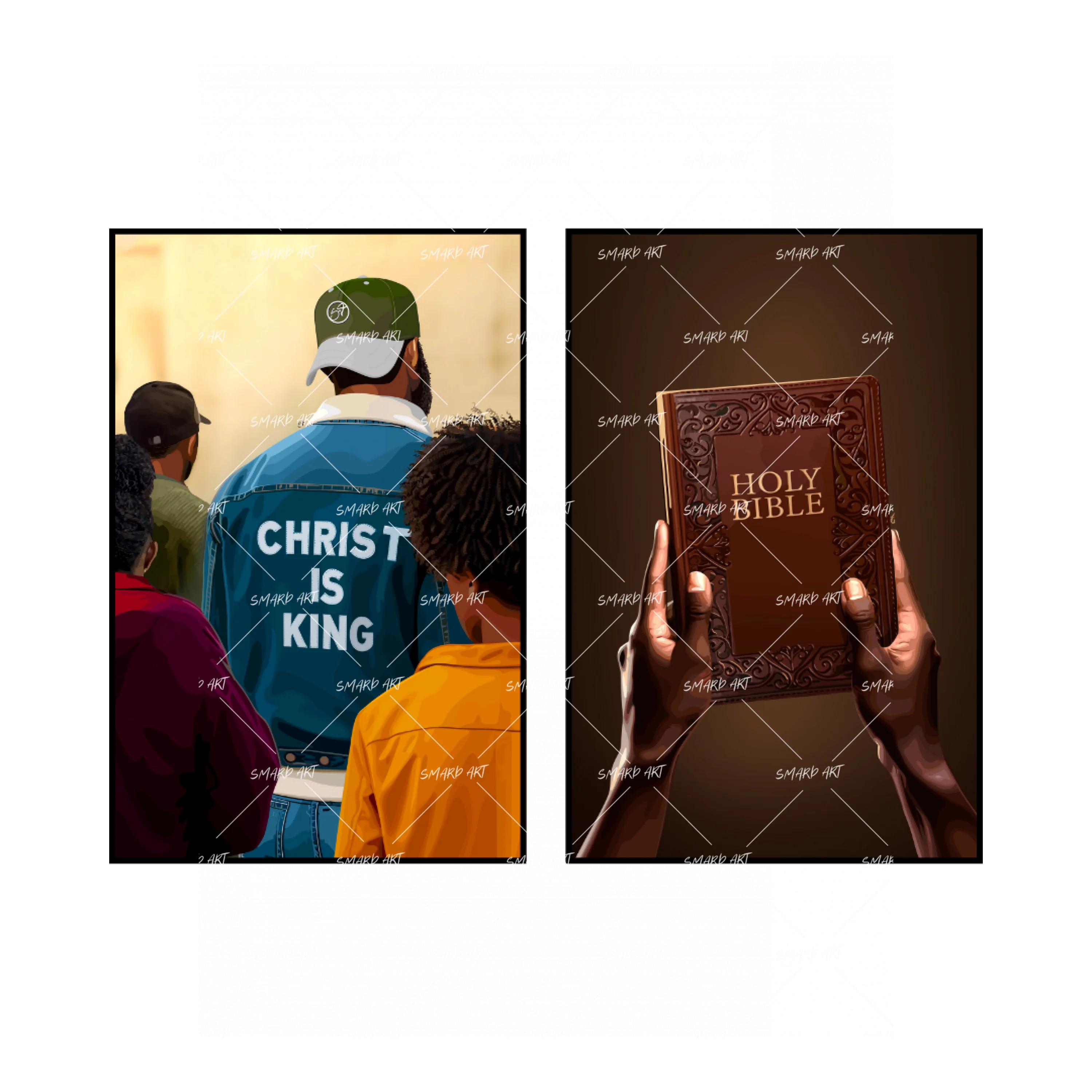 Art Print Bundle : Christ Is King + Stand Firm