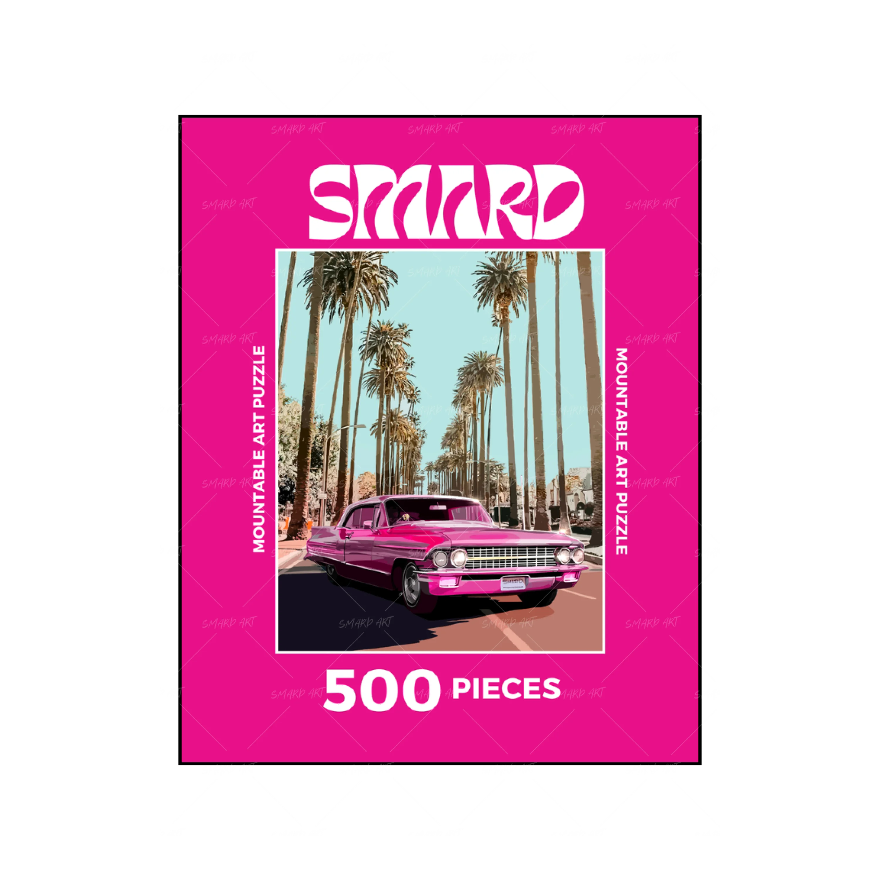 Cali Cruisin' Pink Puzzle